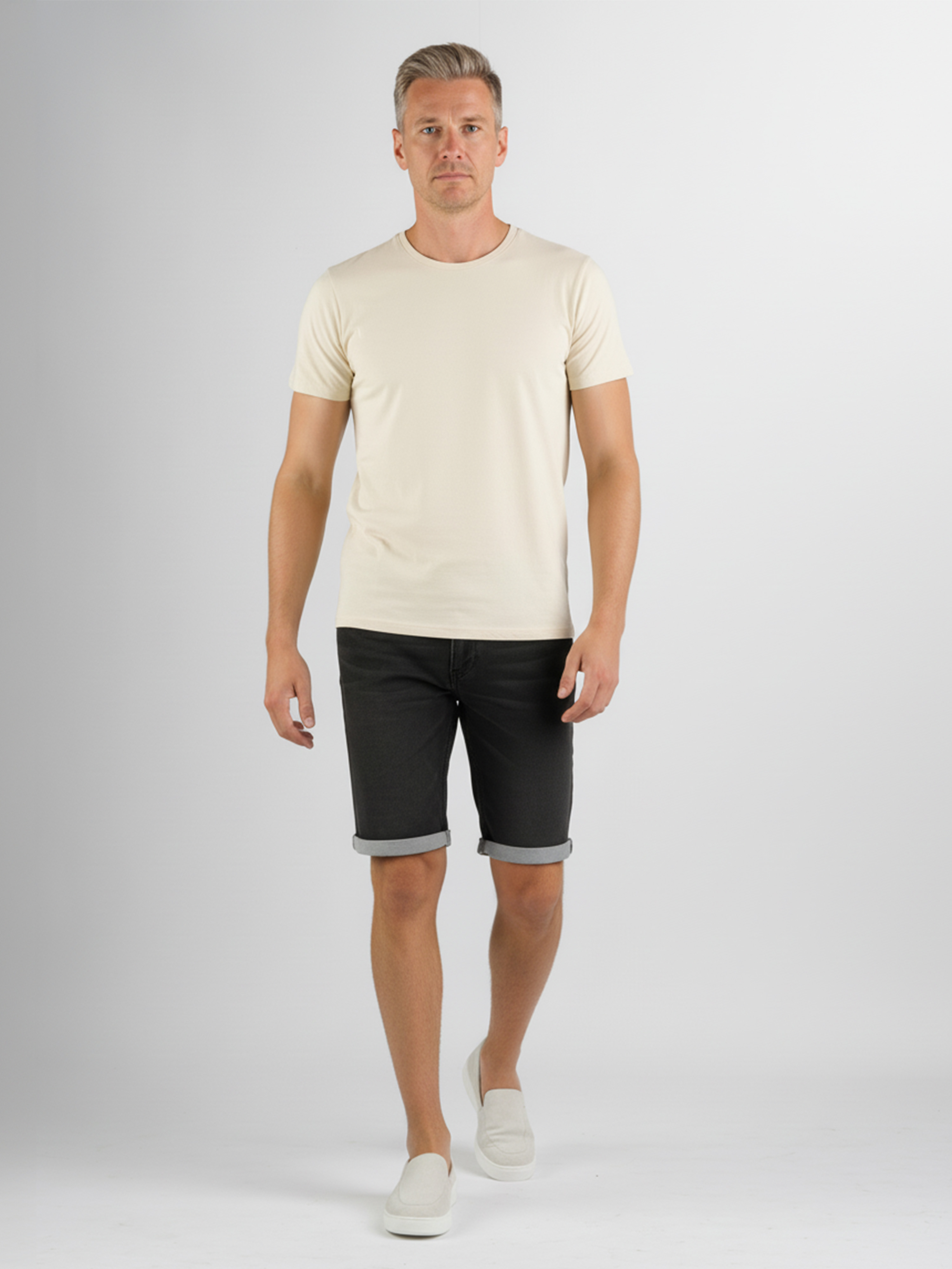 247Jeans Elm Short J04 Dark Grey Denim Used