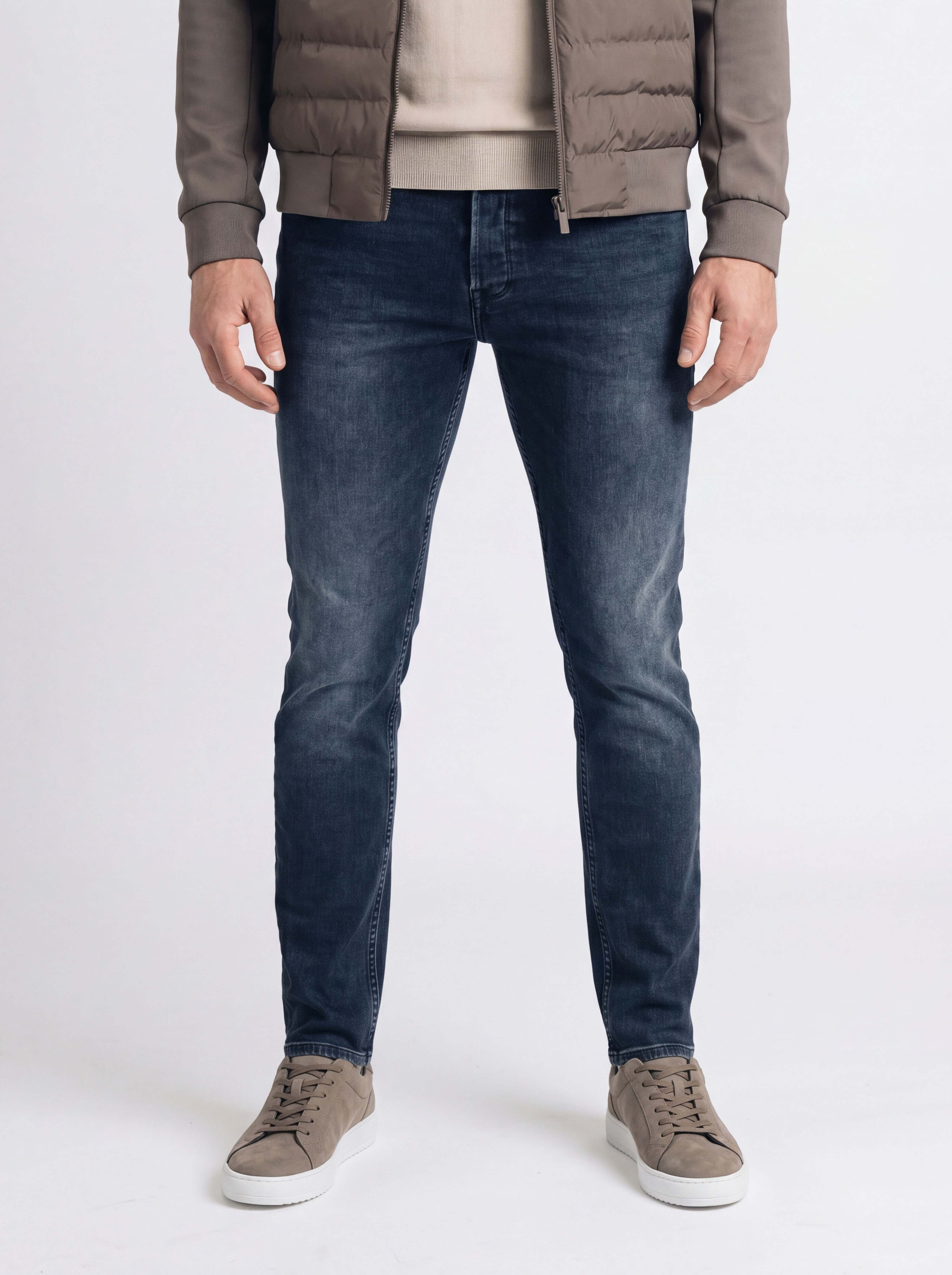 247Jeans Palm Skinny  SK71 Blue Black Denim Used