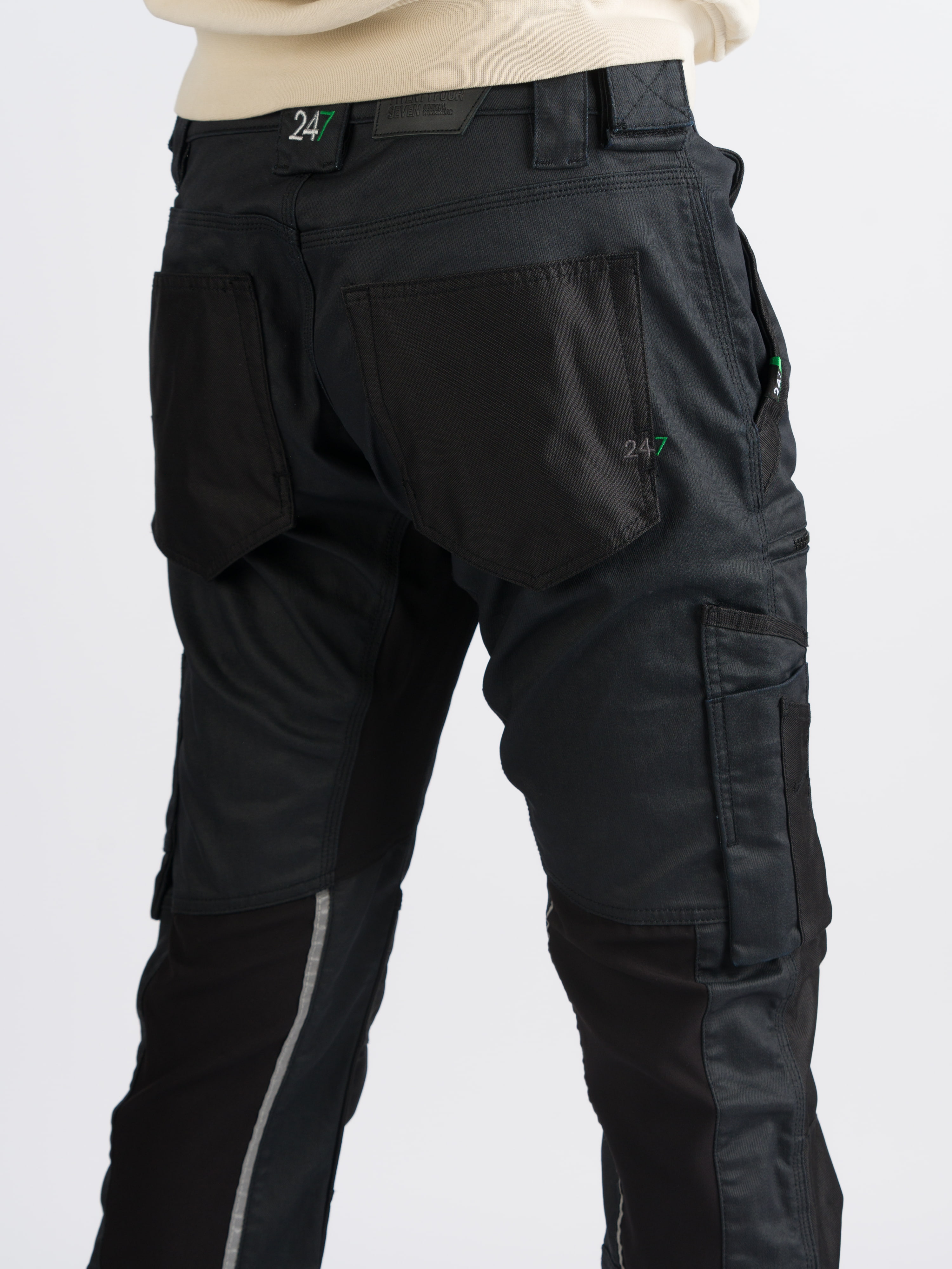 247Jeans Shark Workwear W51 Dark Blue Denim Coated