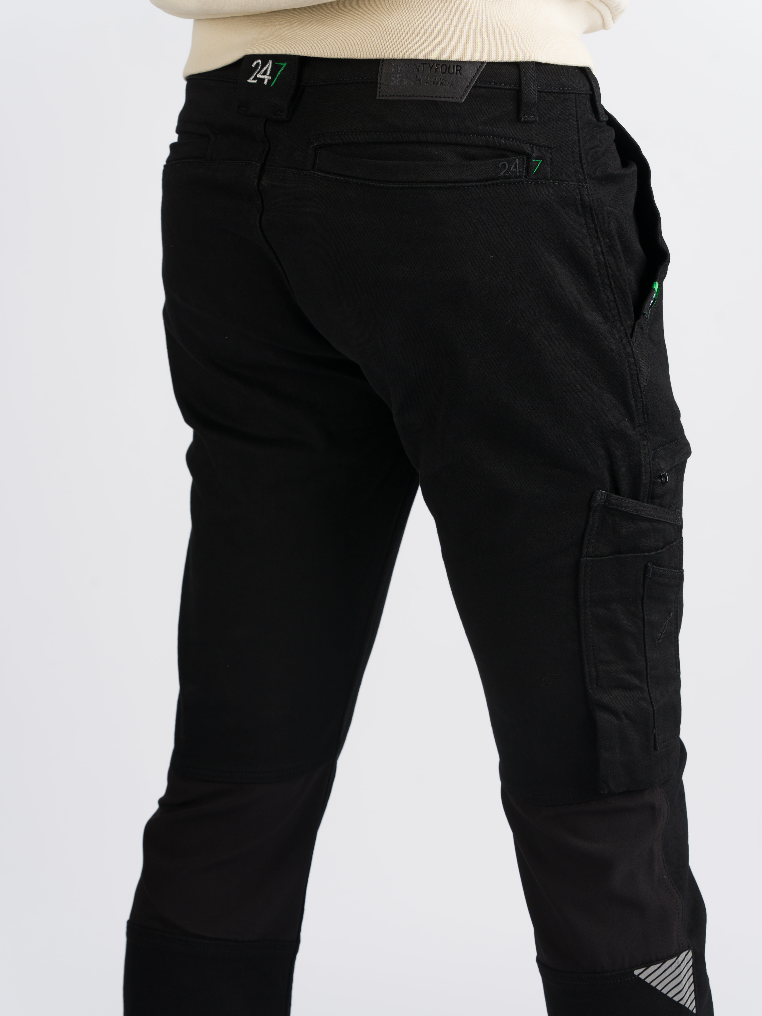 247Jeans Jaguar Workwear W58 Black Denim Used