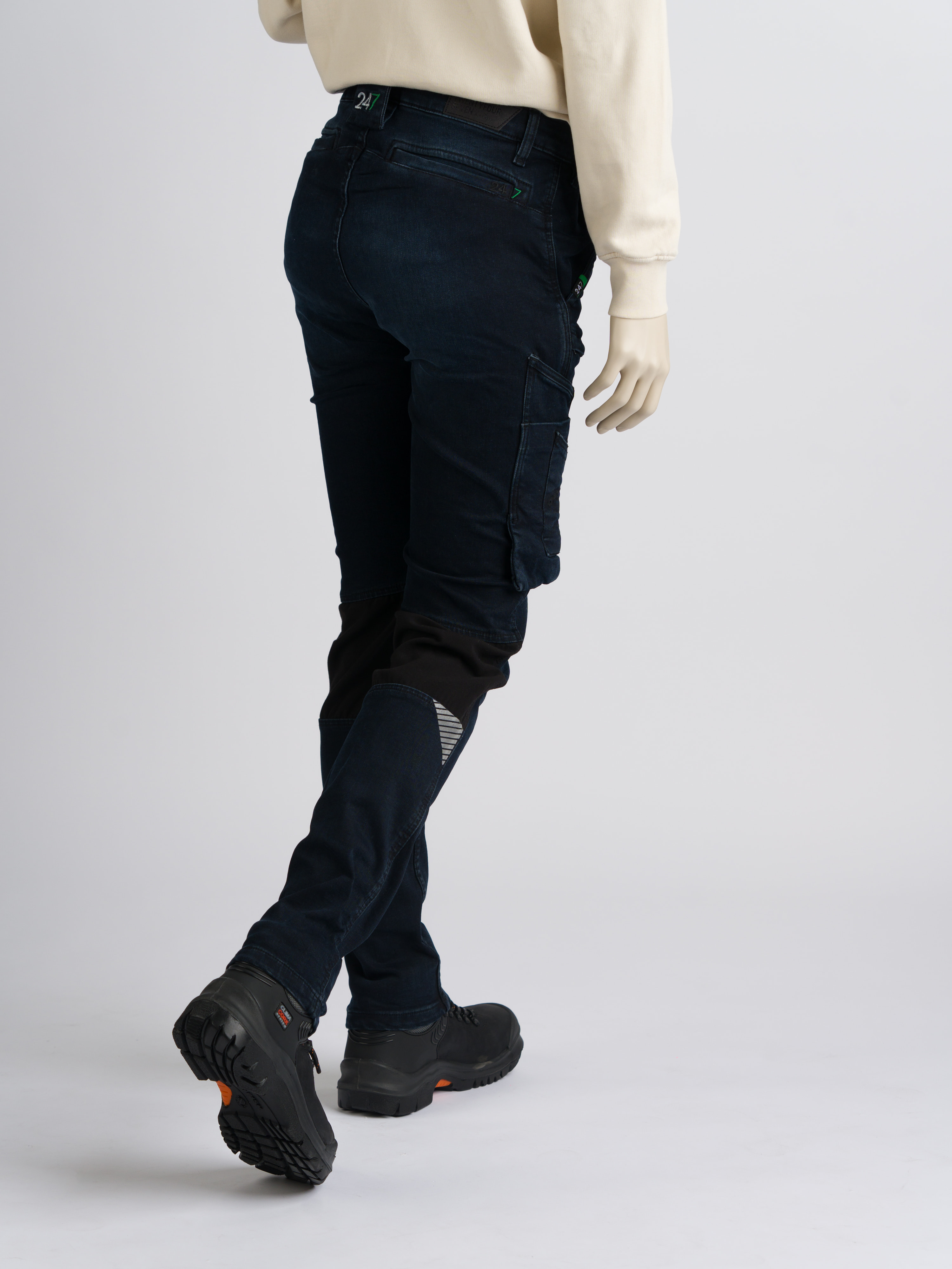 247Jeans Panda Workwear W21 Blue Black Denim