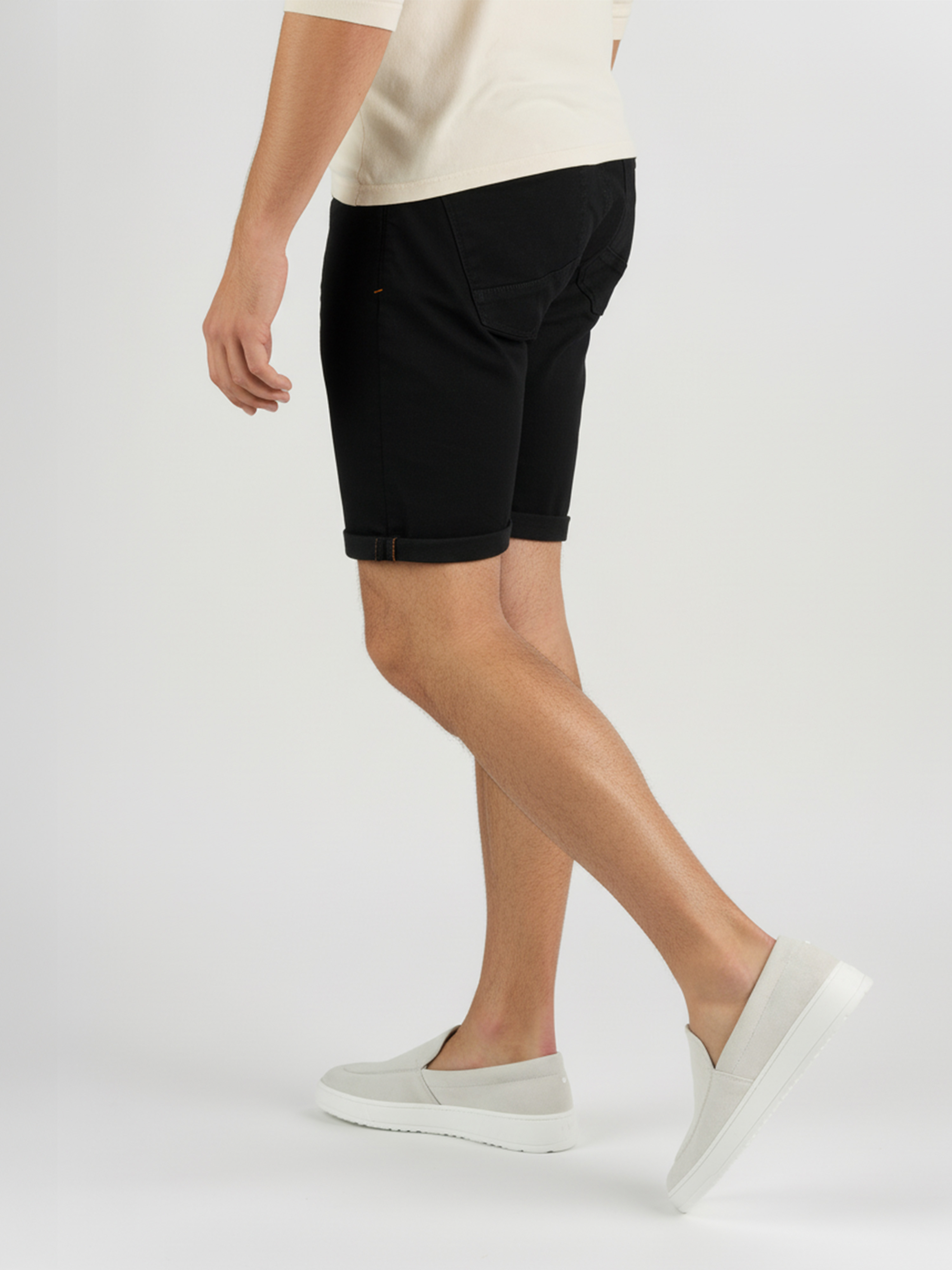 247Jeans Palm Slim Short SH01 Black Denim Used