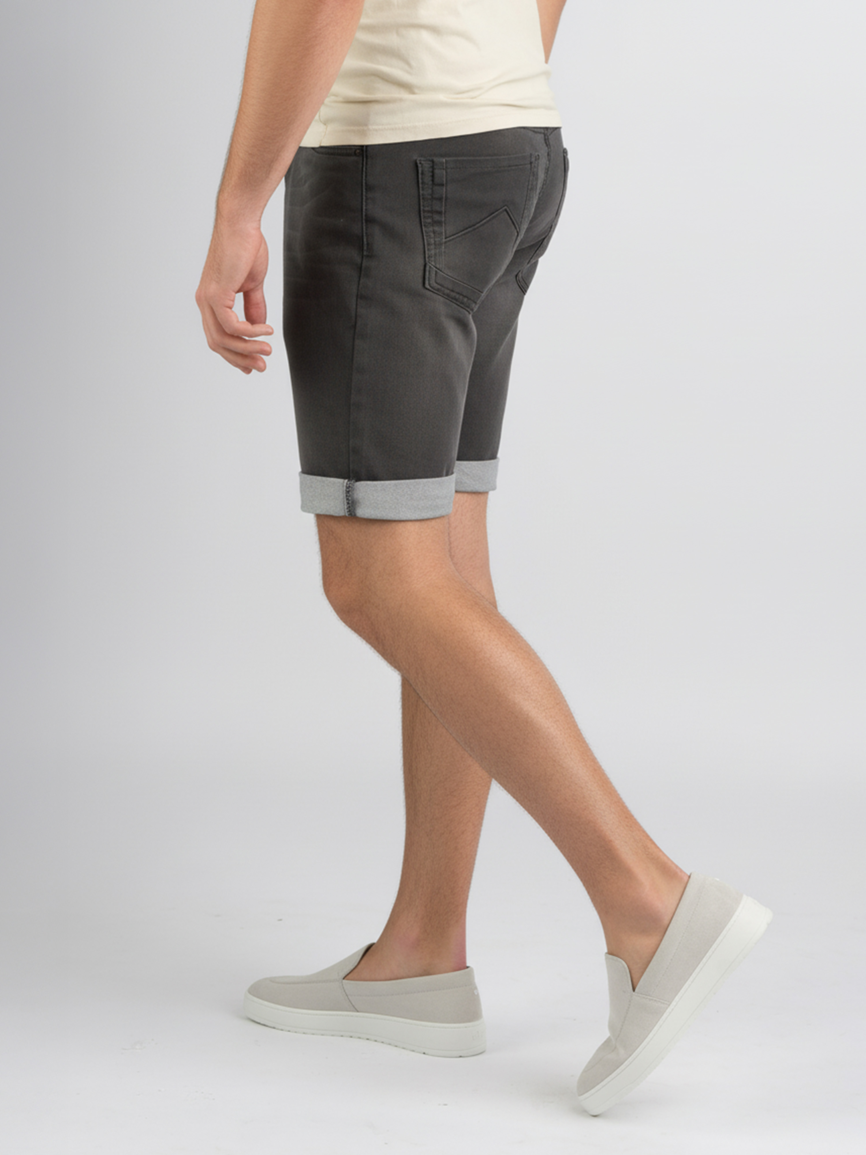 247Jeans Elm Short J04 Medium Grey Denim Used