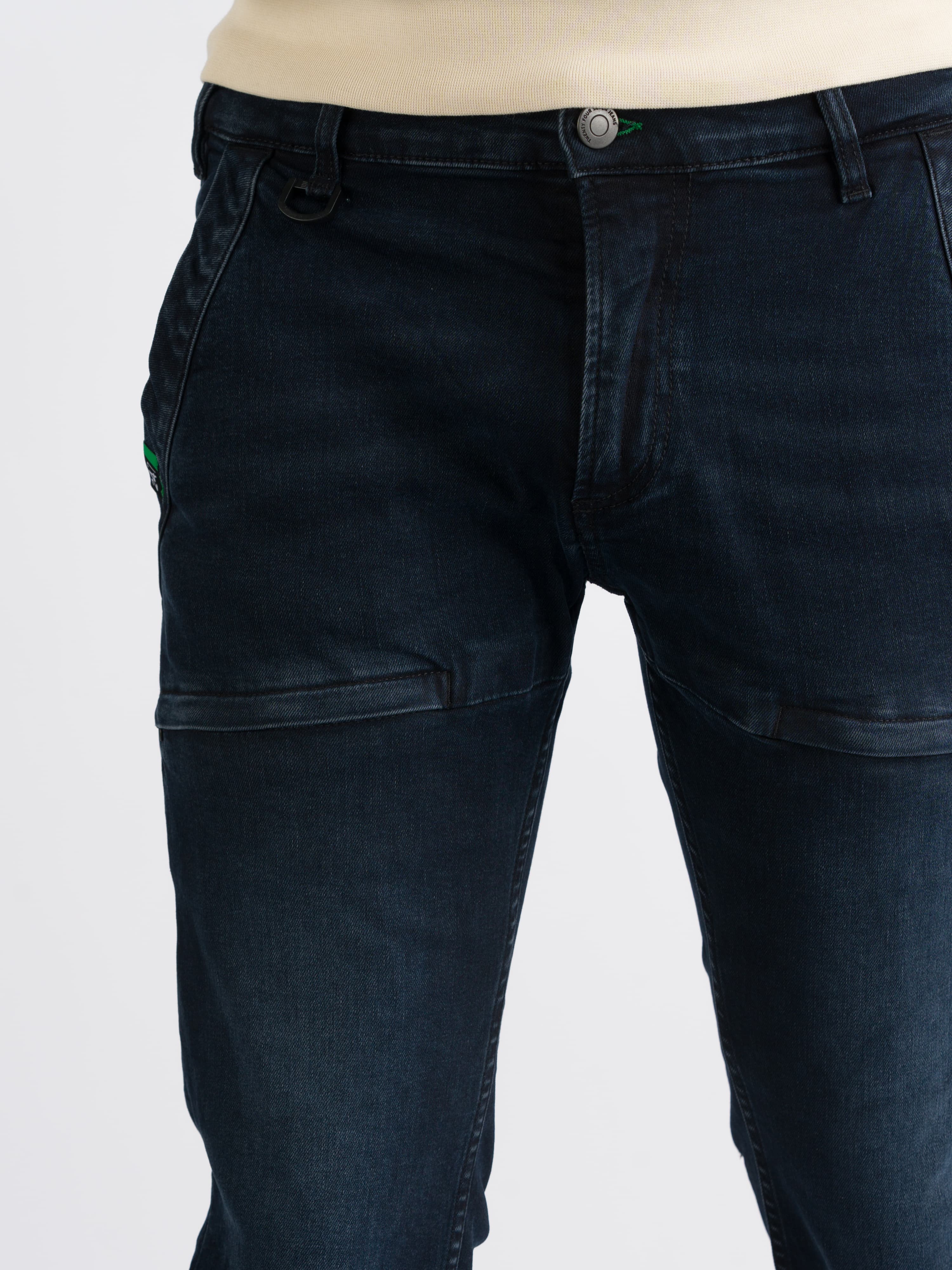 247Jeans Cheetah Workwear W06 Blue Black Denim