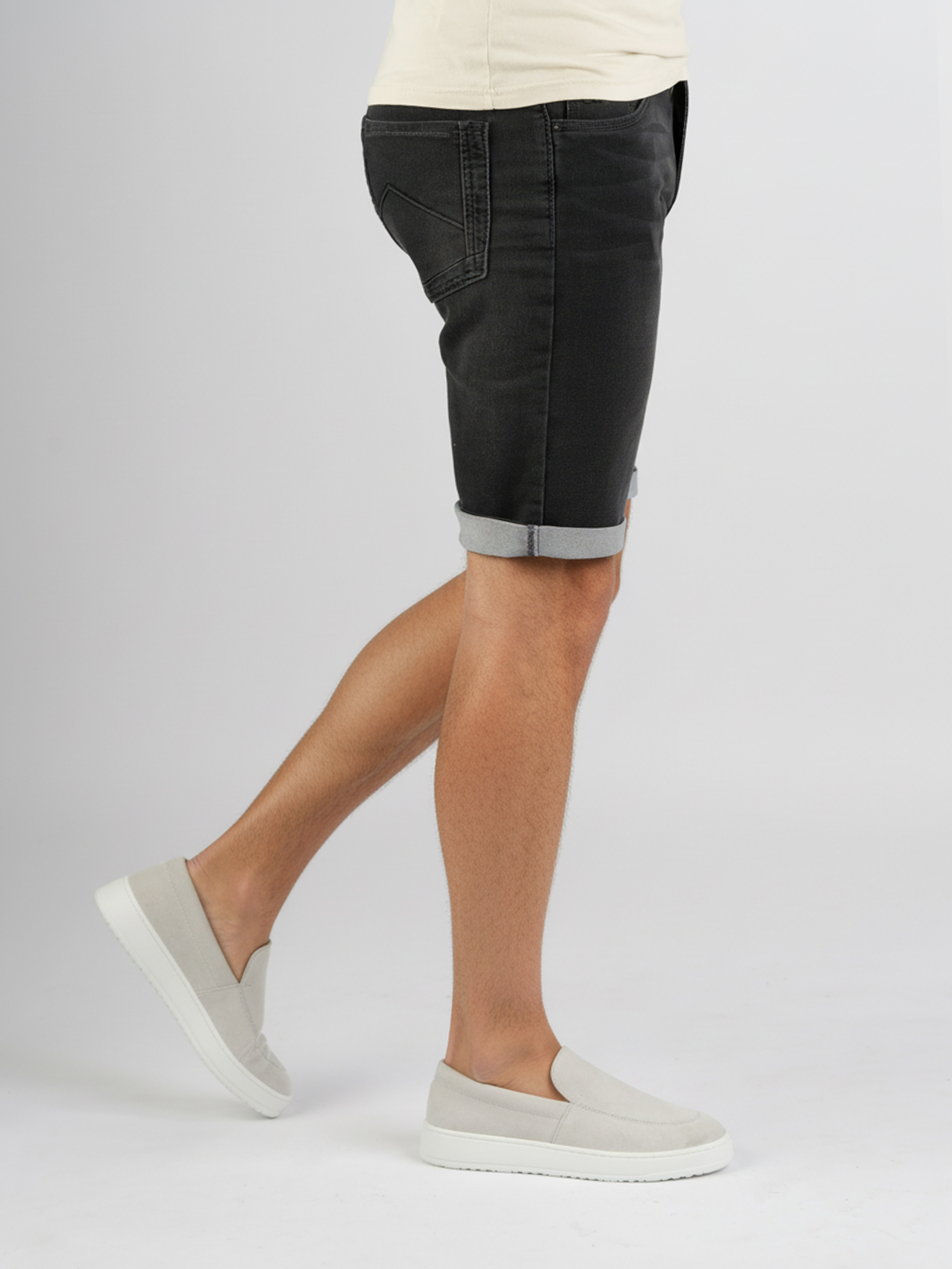 247Jeans Elm Short J04 Dark Grey Denim Used