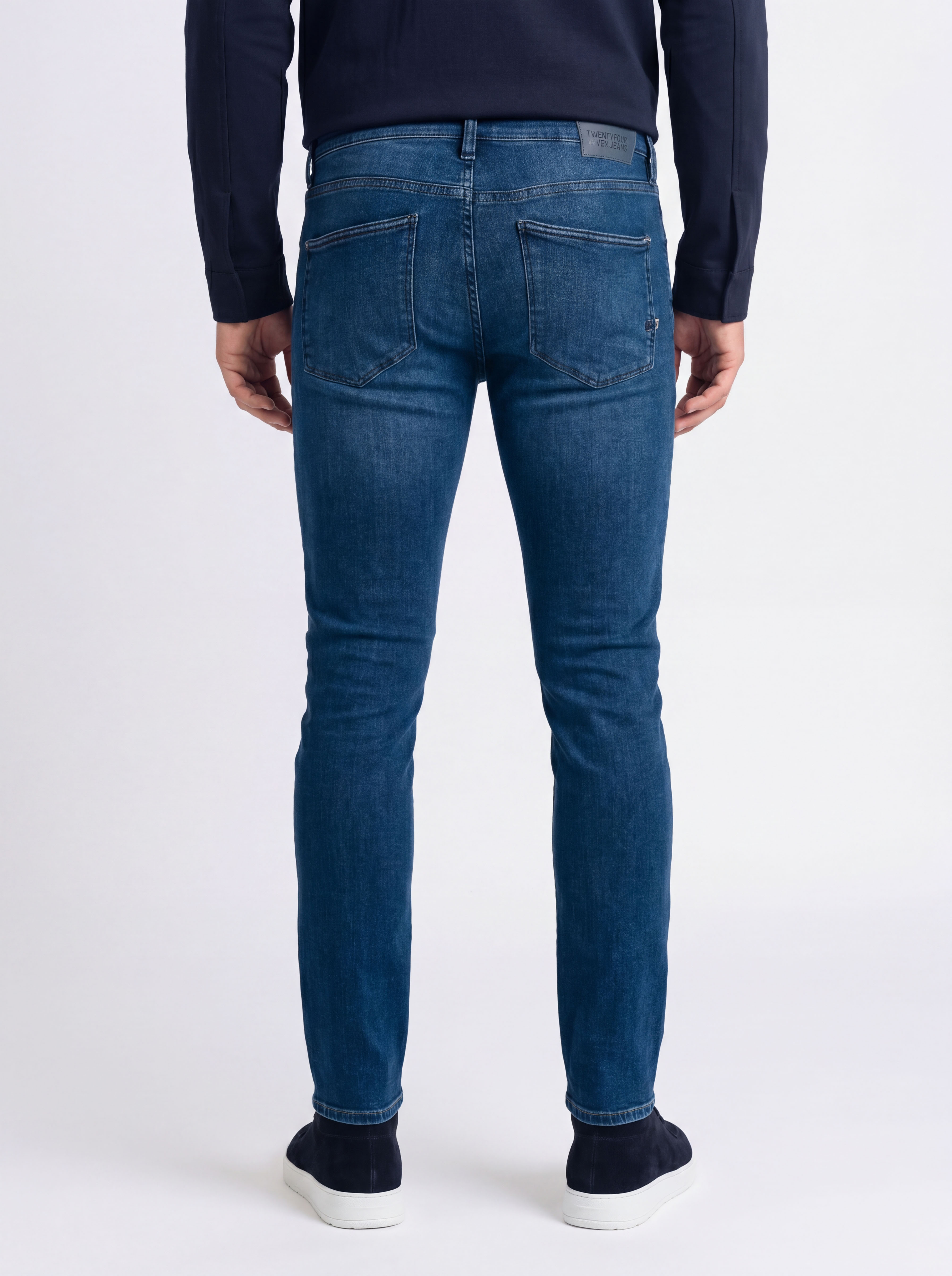247Jeans Palm Skinny SK73 Medium Blue Denim
