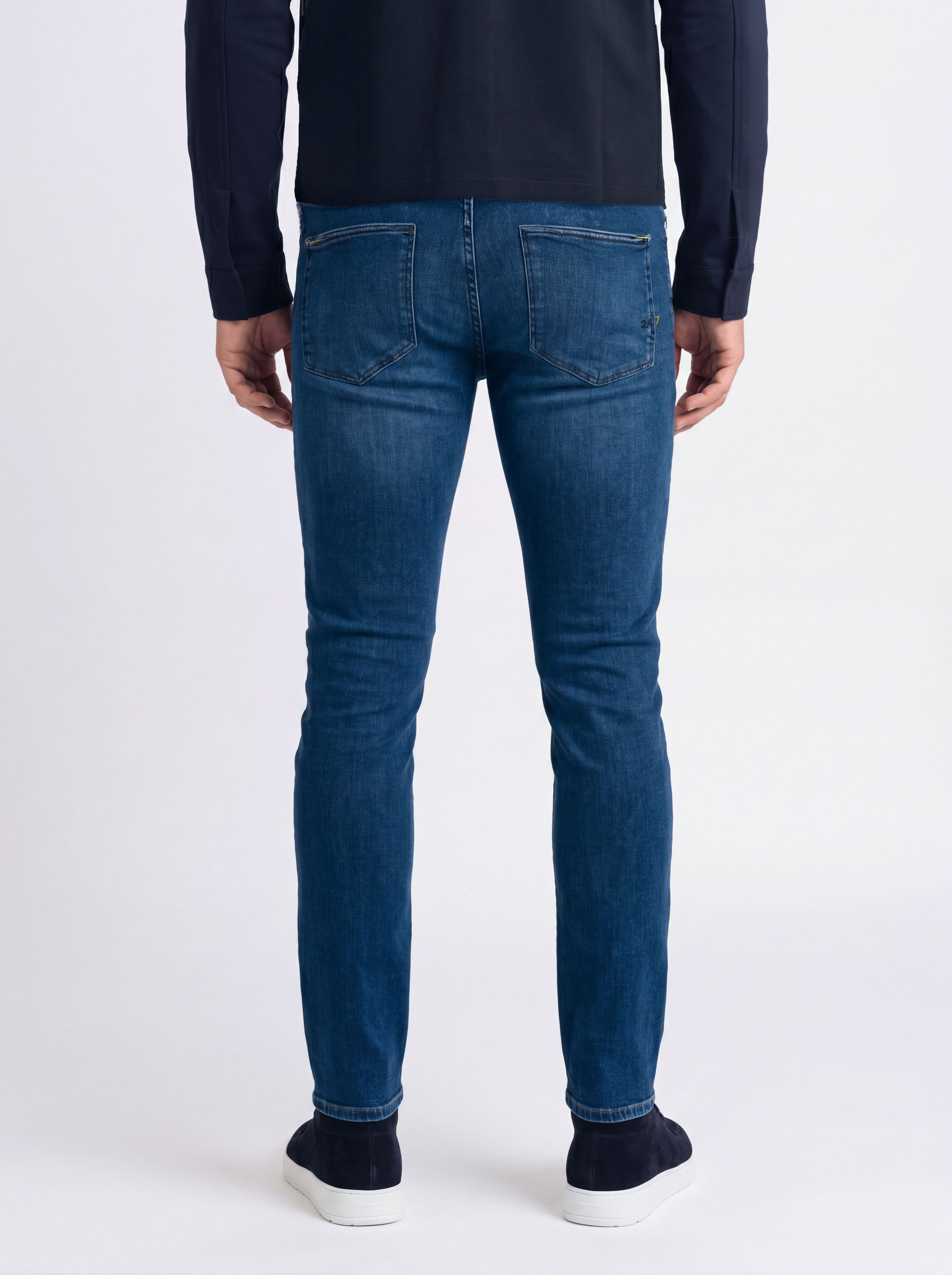 247Jeans Palm Skinny SK73 Medium Blue Denim