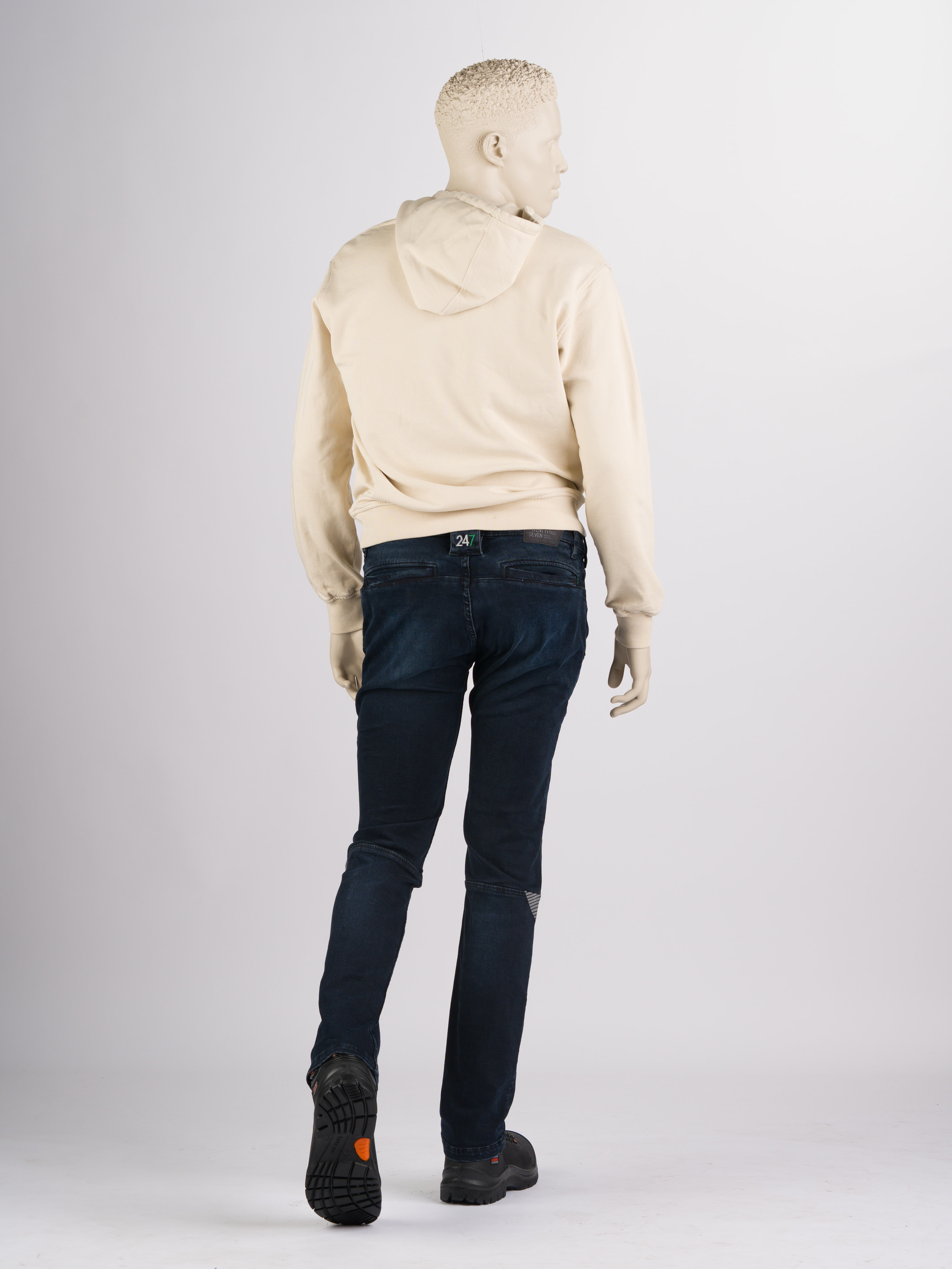 247Jeans Cheetah Workwear W06 Blue Black Denim