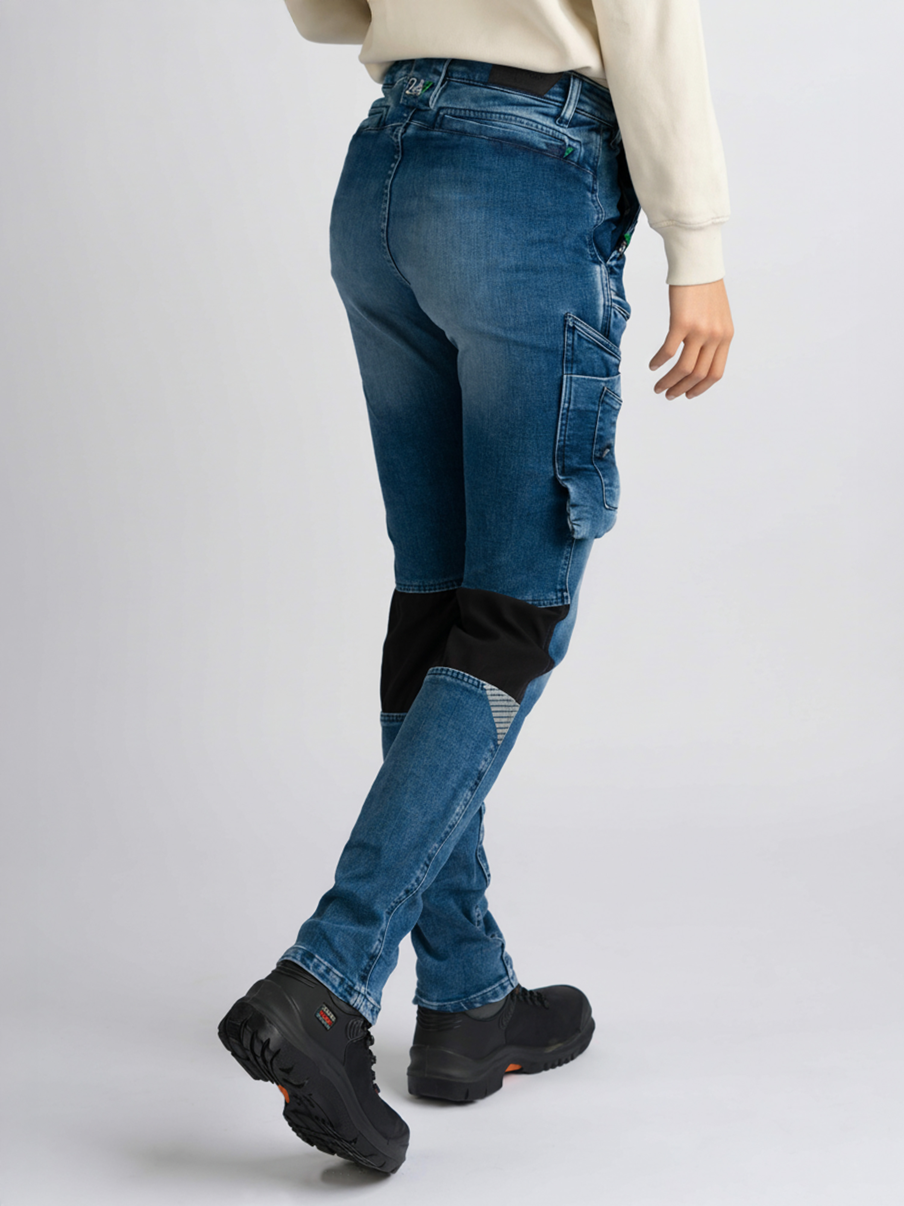 247Jeans Panda Workwear W23 Medium Blue Denim Used