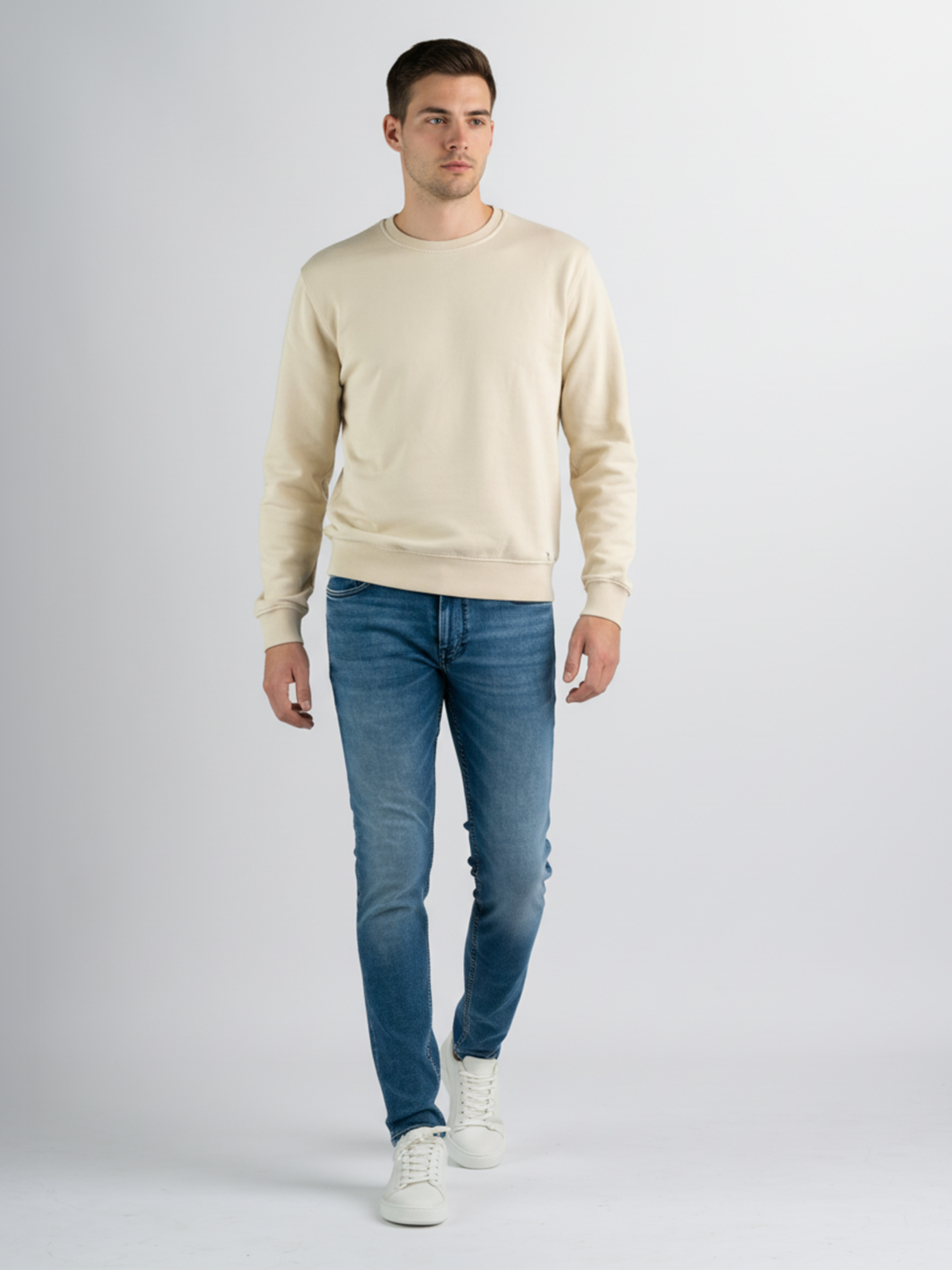 247Jeans Palm Skinny SK74 Medium Blue Denim Used