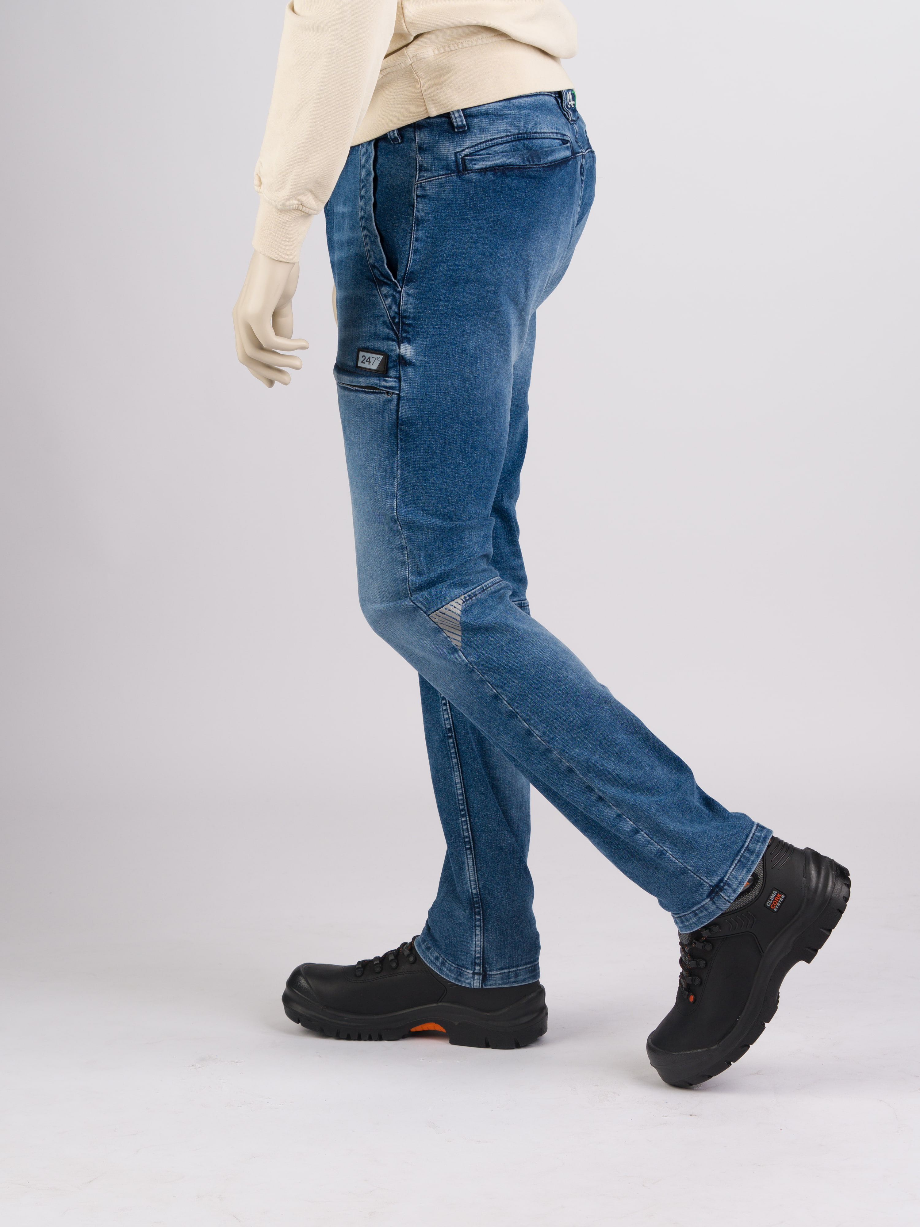 247Jeans Cheetah Workwear W07 Medium Blue Denim Used