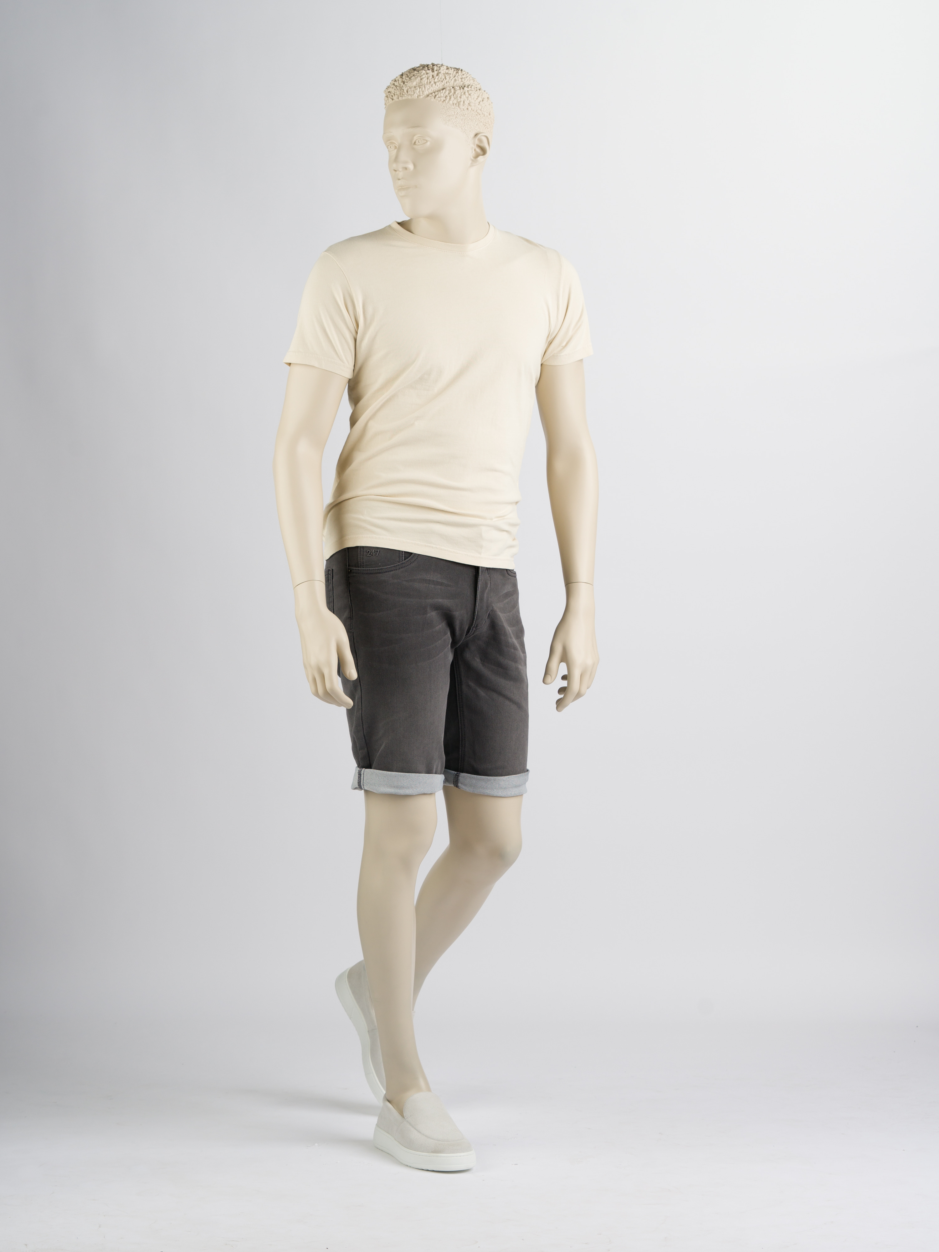 247Jeans Elm Short J04 Medium Grey Denim Used