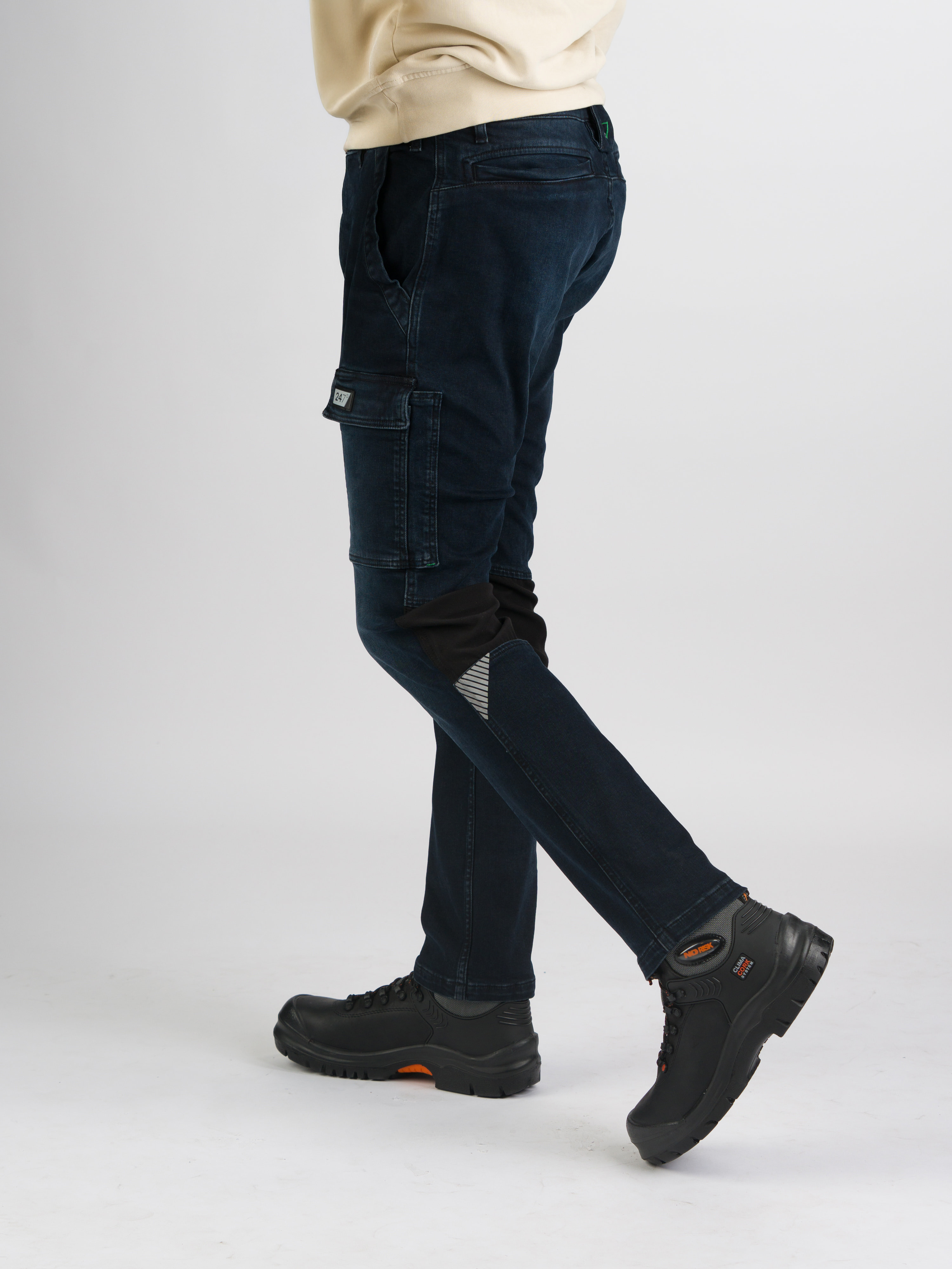247Jeans Jaguar Workwear W56 Blue Black Denim