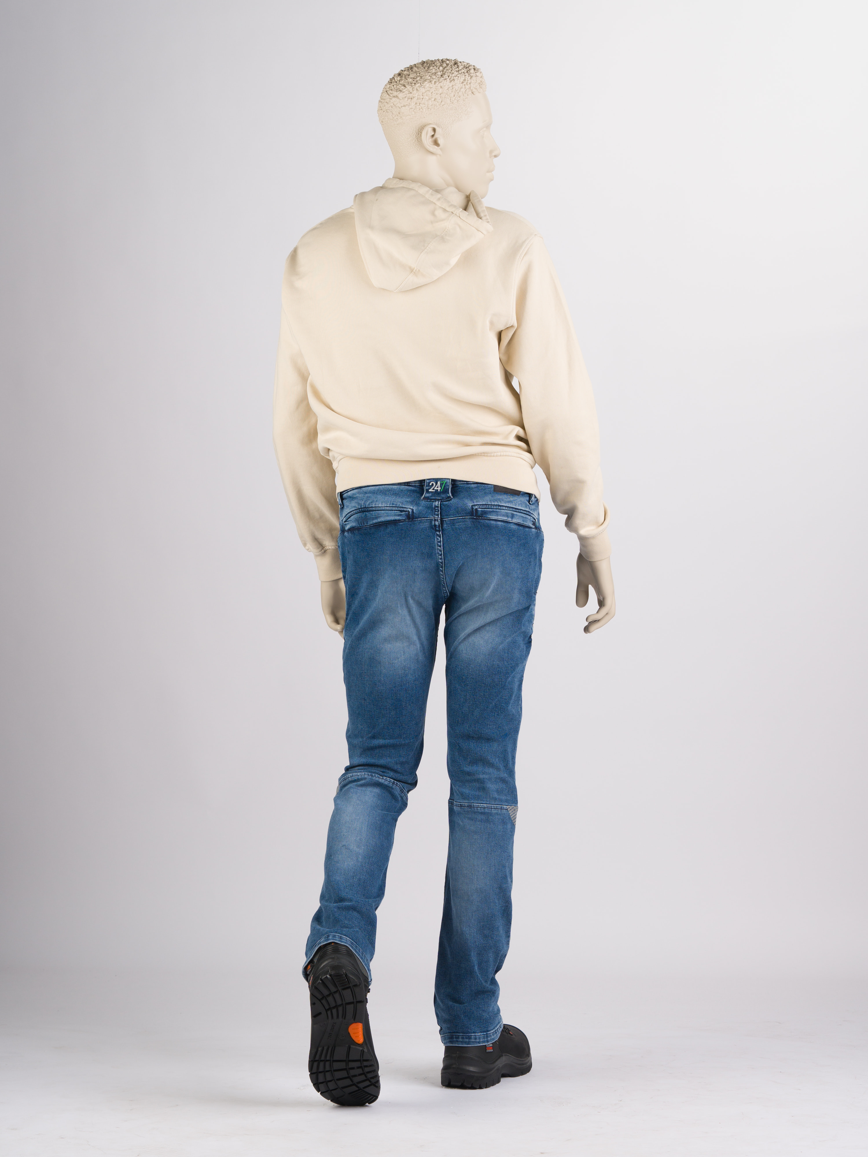 247Jeans Cheetah Workwear W07 Medium Blue Denim Used