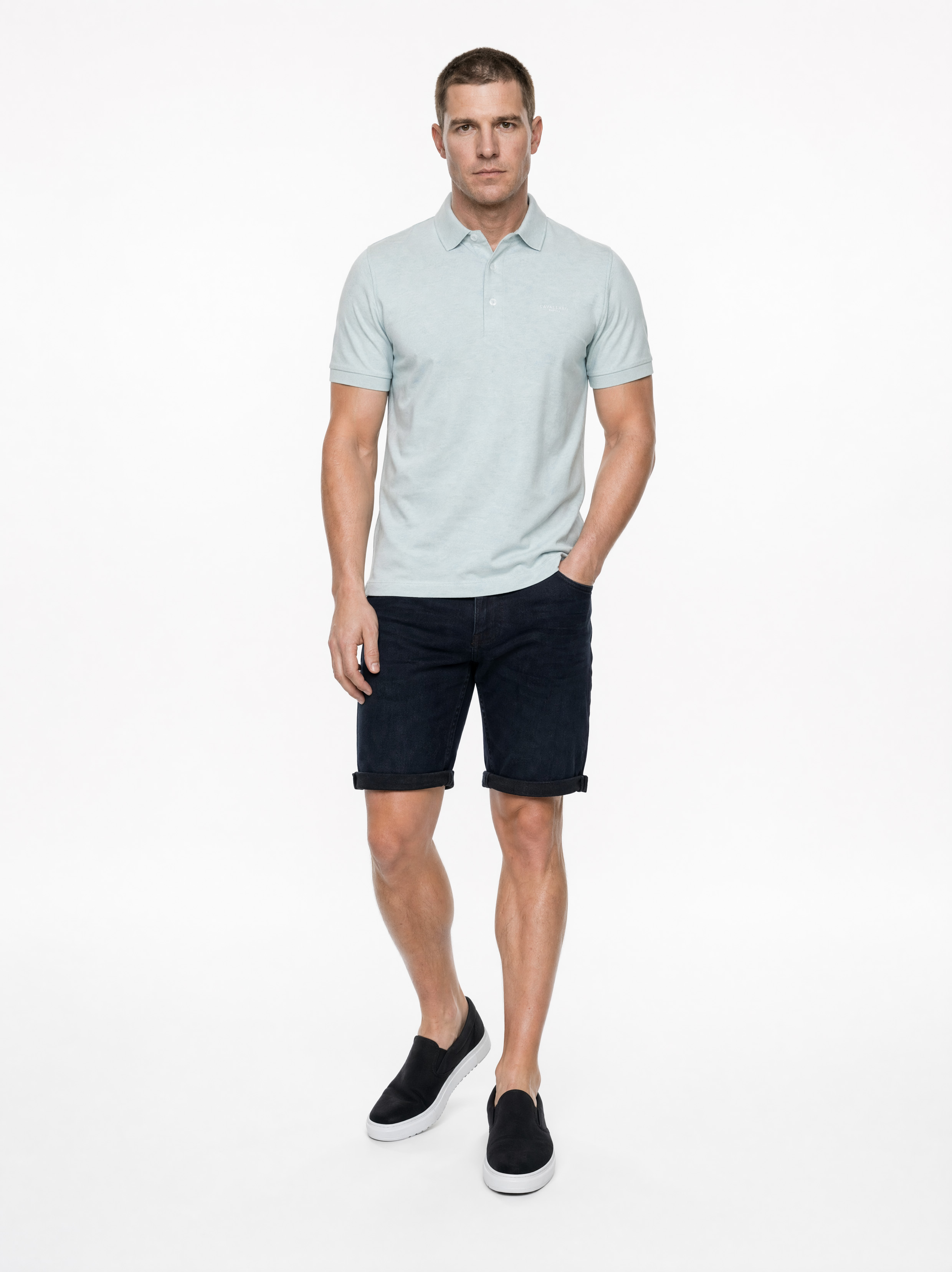 247Jeans Palm Slim Short SH04 Blue Black Denim