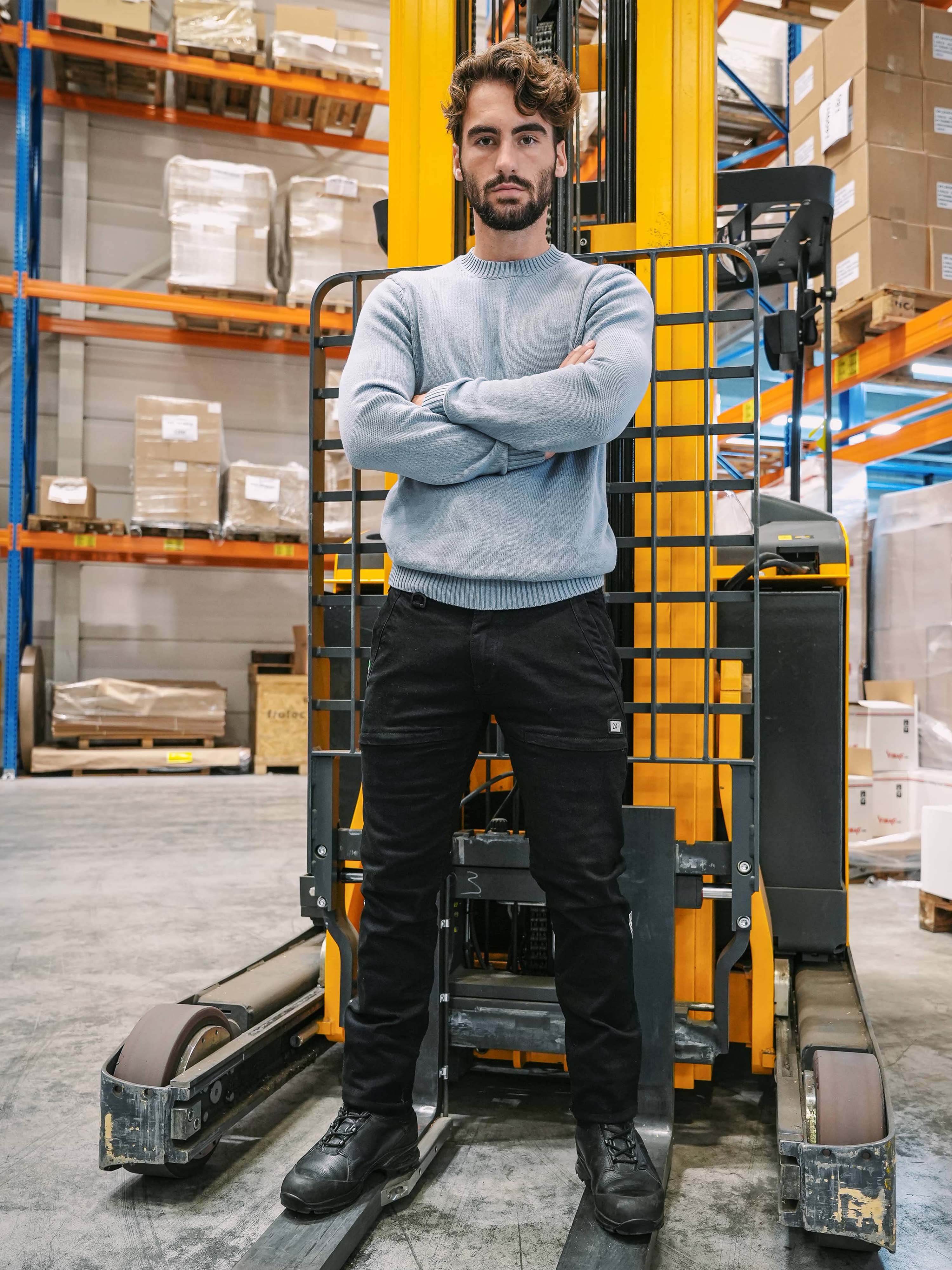 247Jeans Cheetah Workwear W08 Black Denim Used