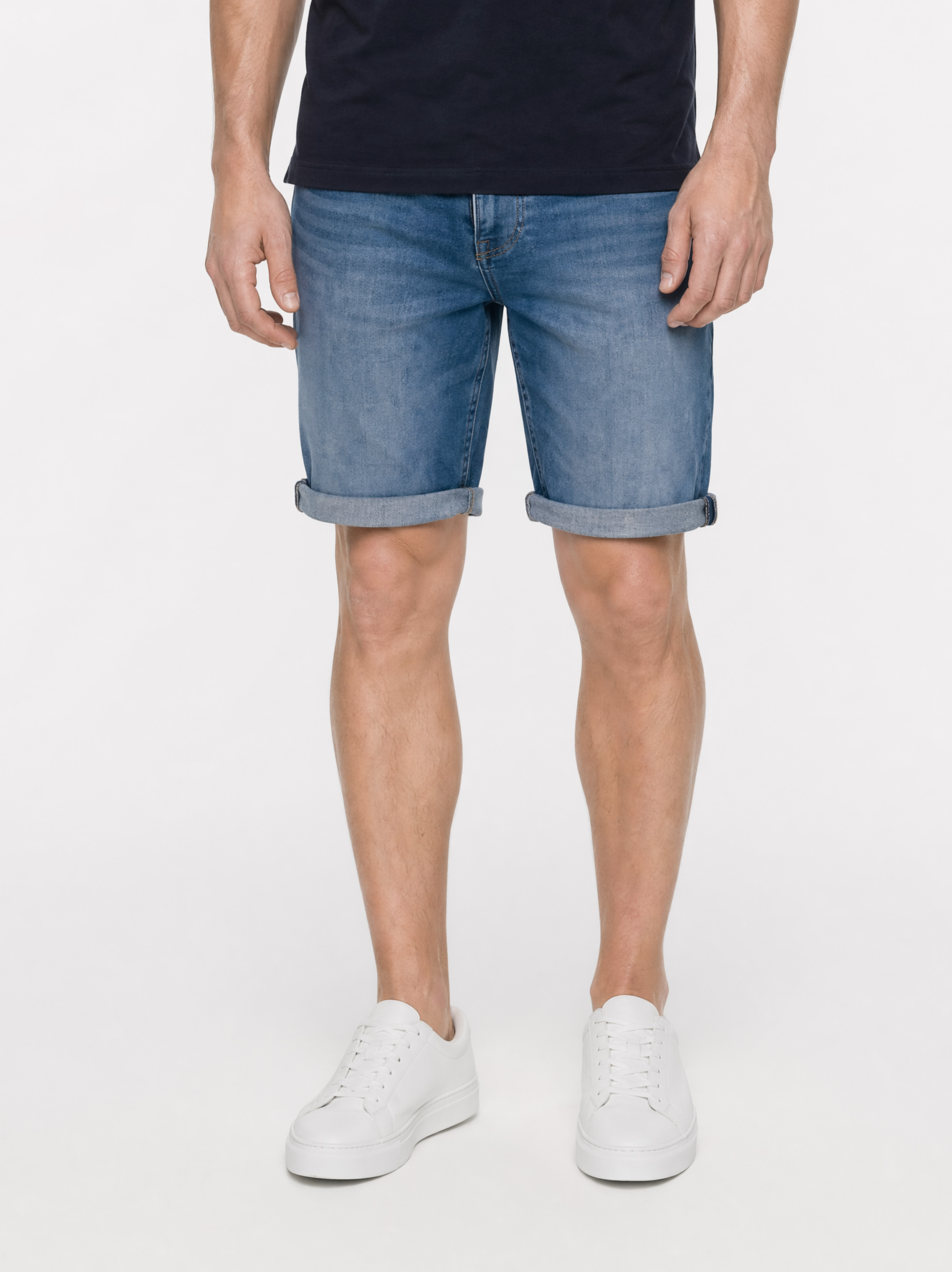 247Jeans Palm Slim Short SH05 Medium Blue Denim Used