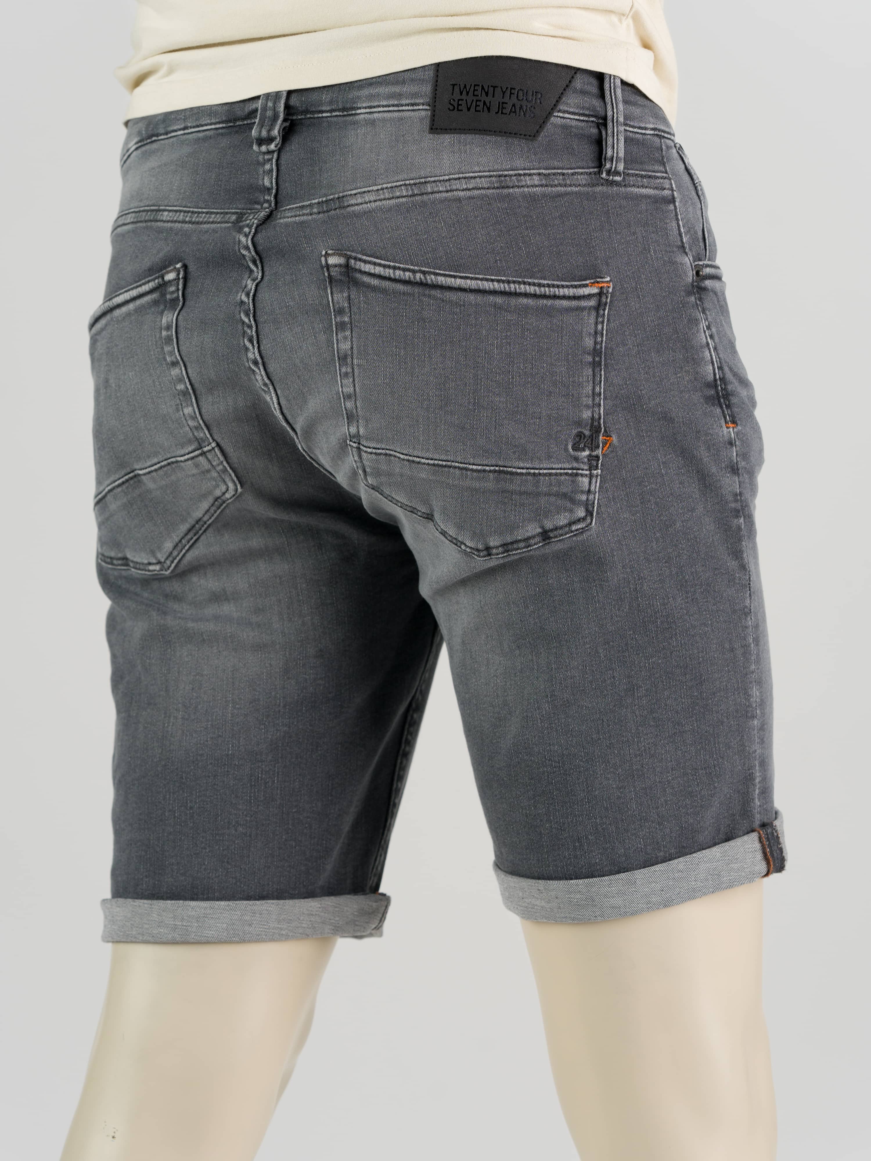 247Jeans Palm Slim Short SH03 Medium Grey Denim Used