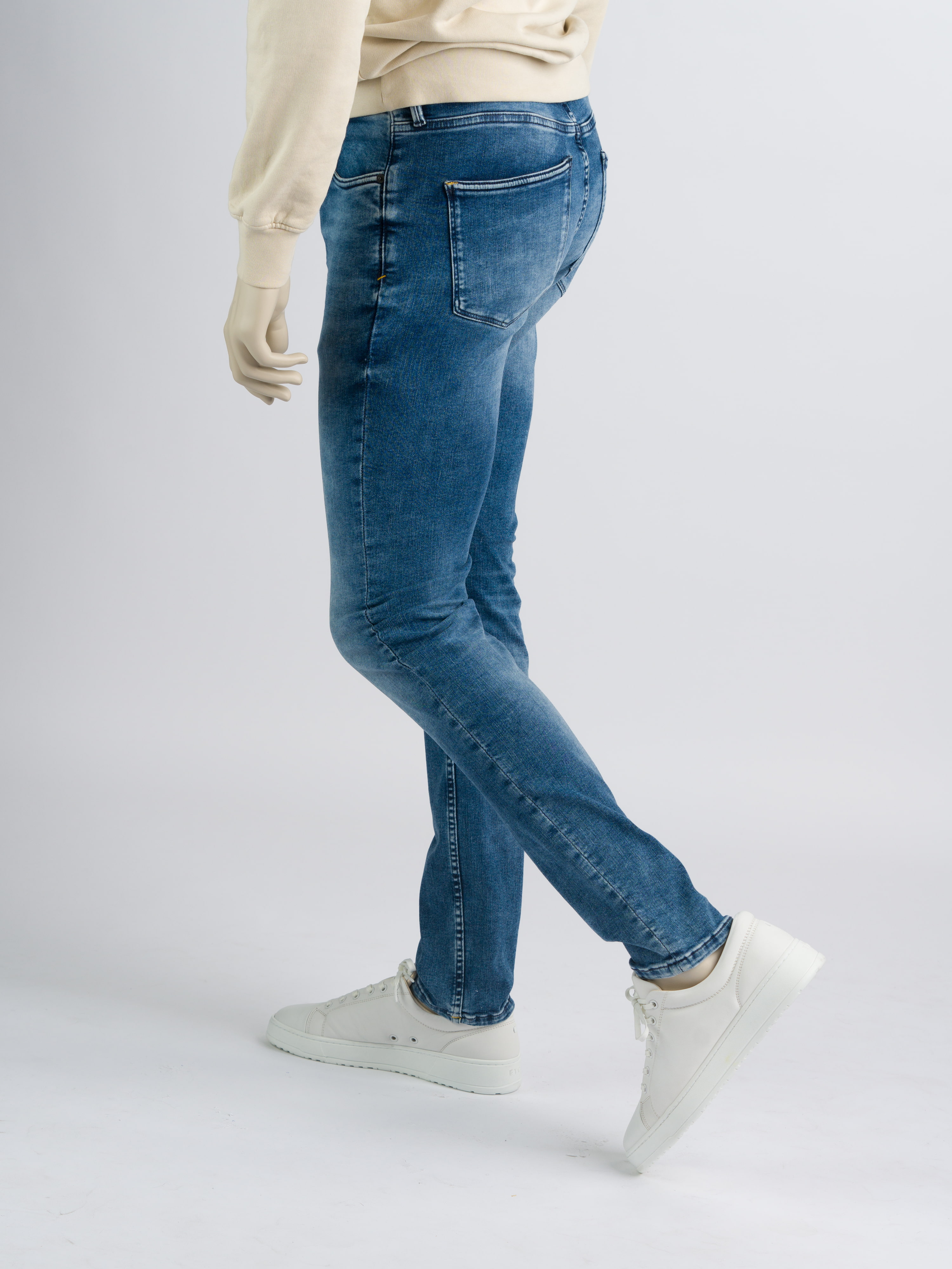 247Jeans Palm Skinny SK74 Medium Blue Denim Used