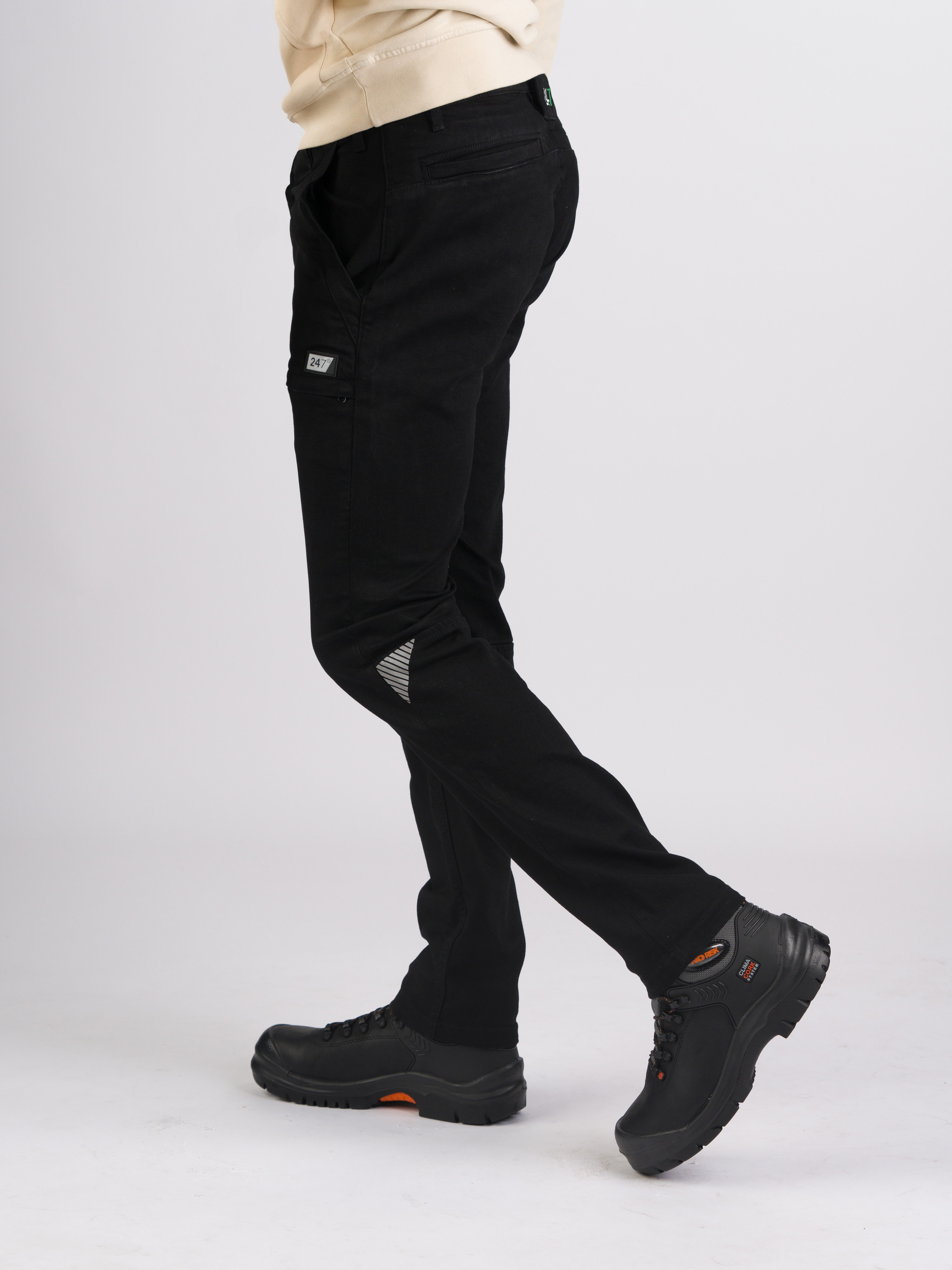 247Jeans Cheetah Workwear W08 Black Denim Used