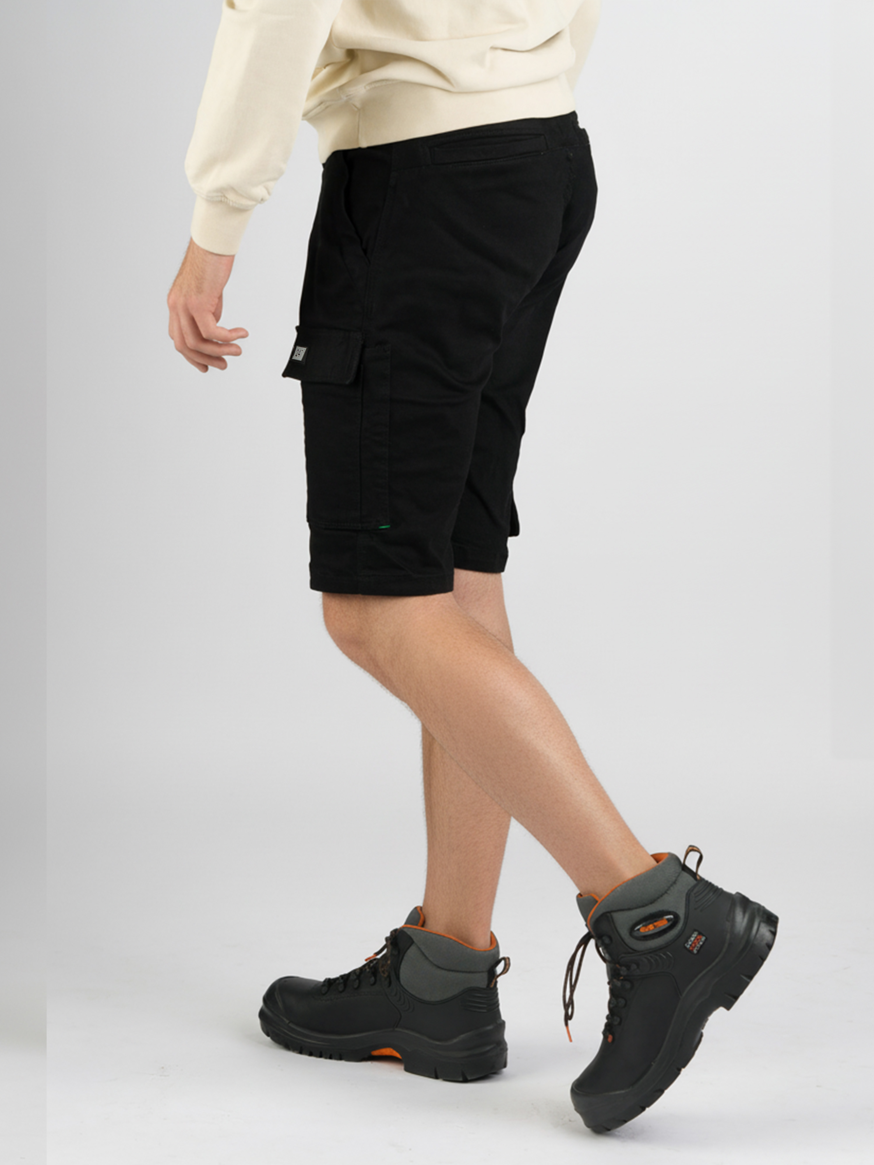 247Jeans Jaguar Short Workwear W88 Black Denim Used