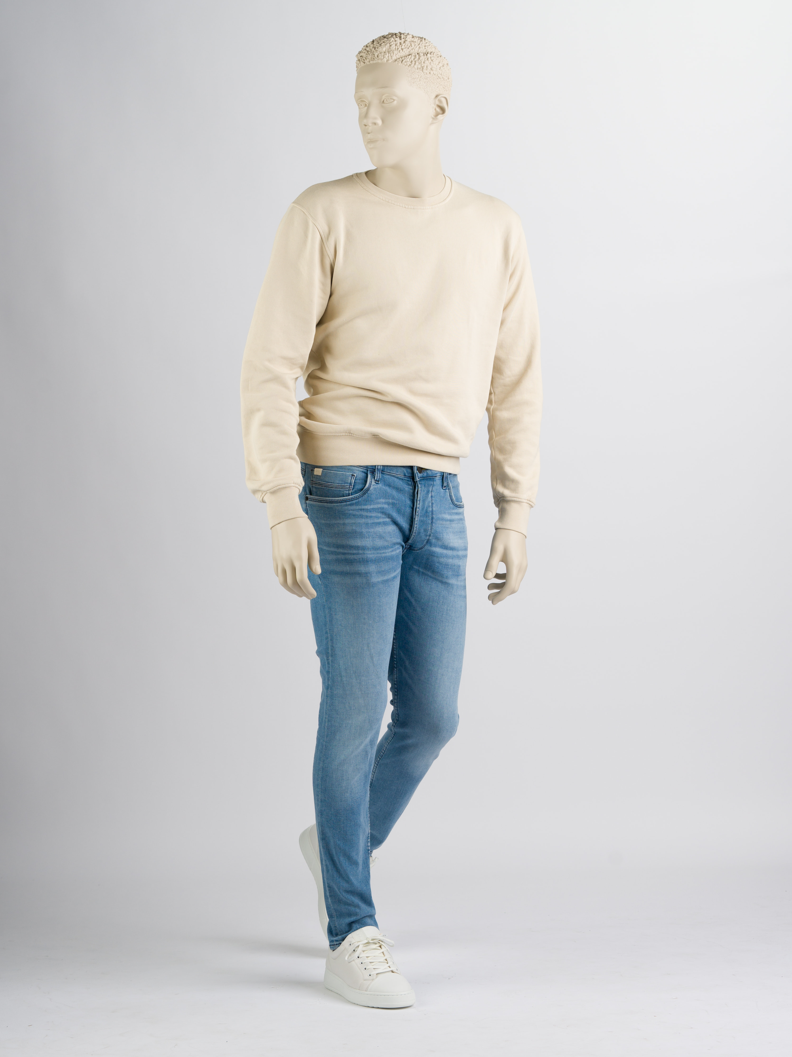 247Jeans Palm Skinny SK75 Bleached Denim Used