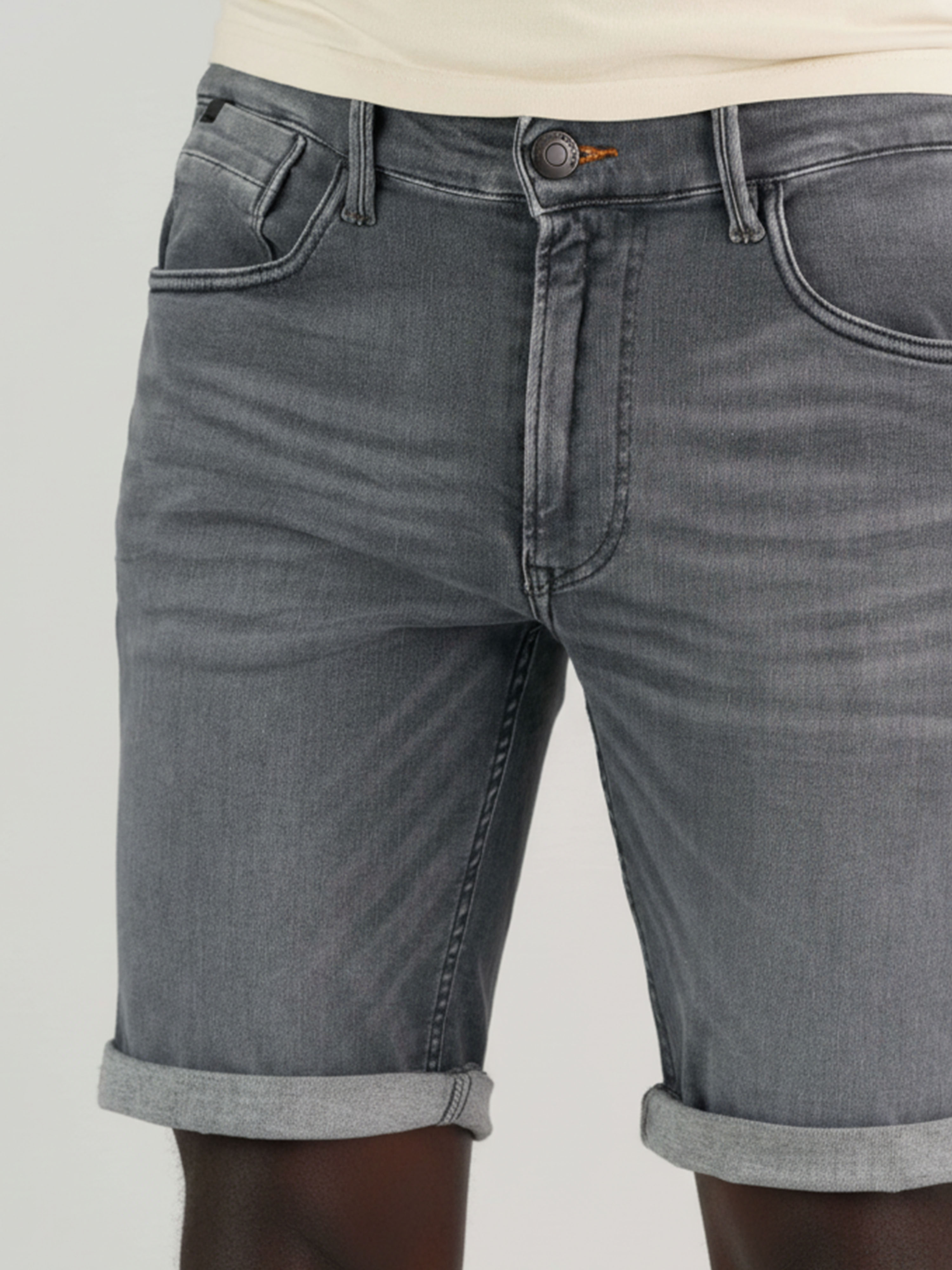 247Jeans Palm Slim Short SH03 Medium Grey Denim Used