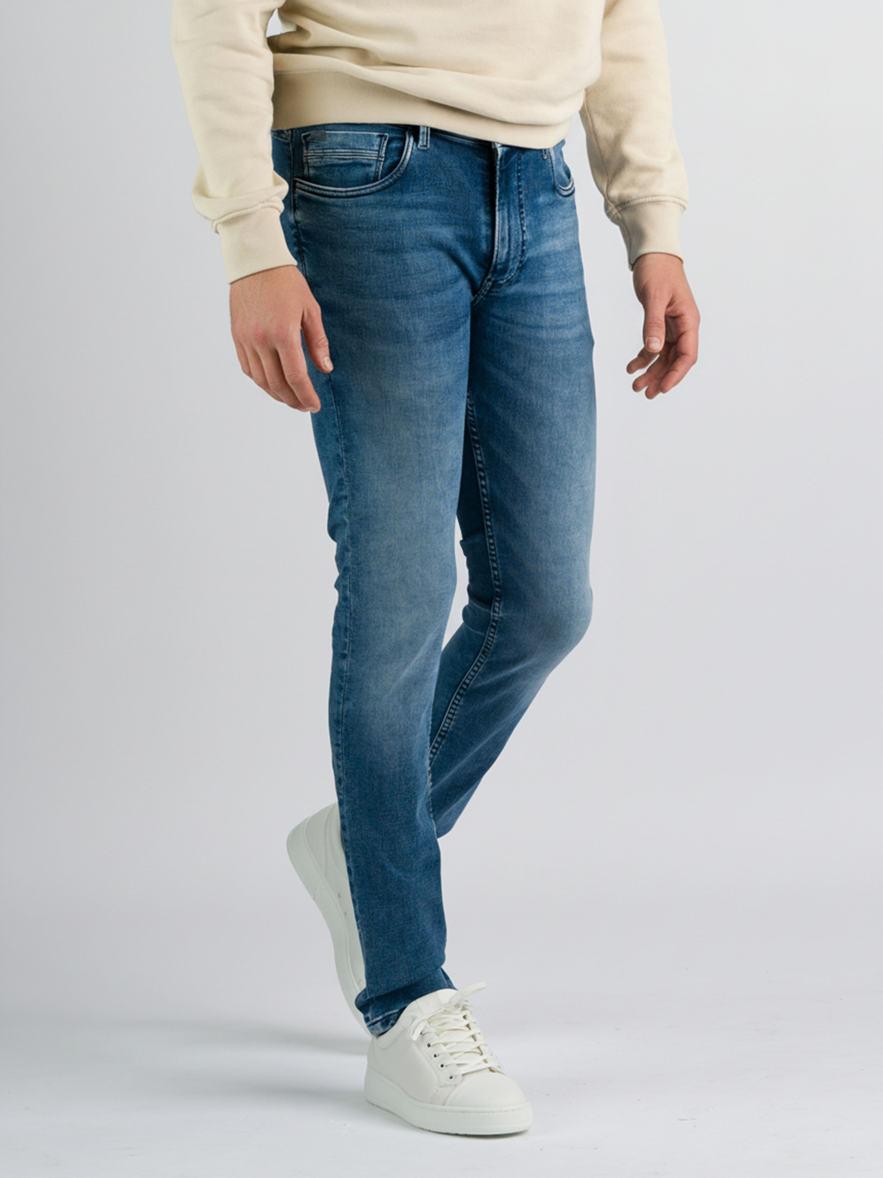 247Jeans Palm Skinny SK74 Medium Blue Denim Used