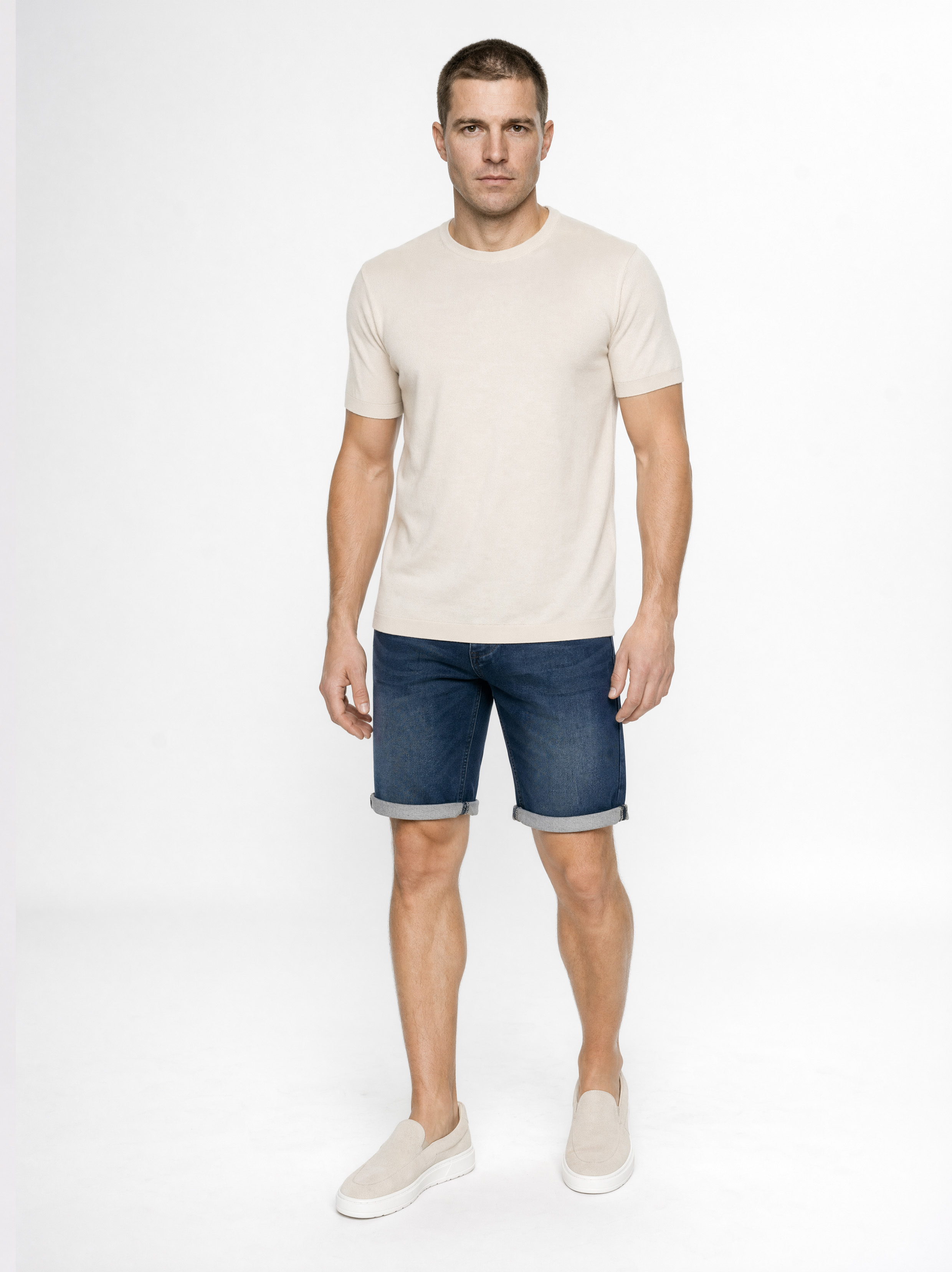 247Jeans Elm Short J04 Medium Blue