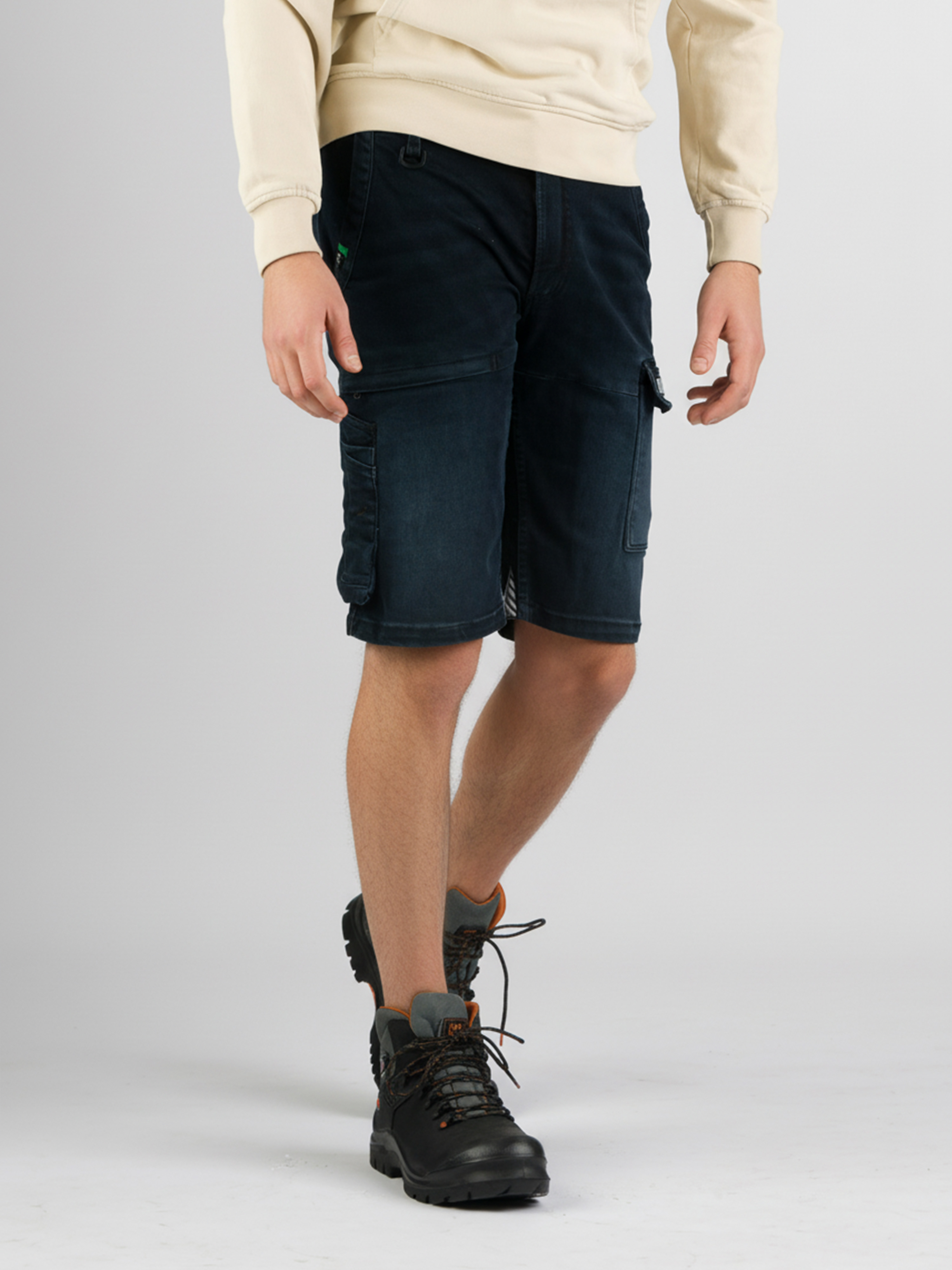 247Jeans Jaguar Short Workwear W86 Blue Black Denim