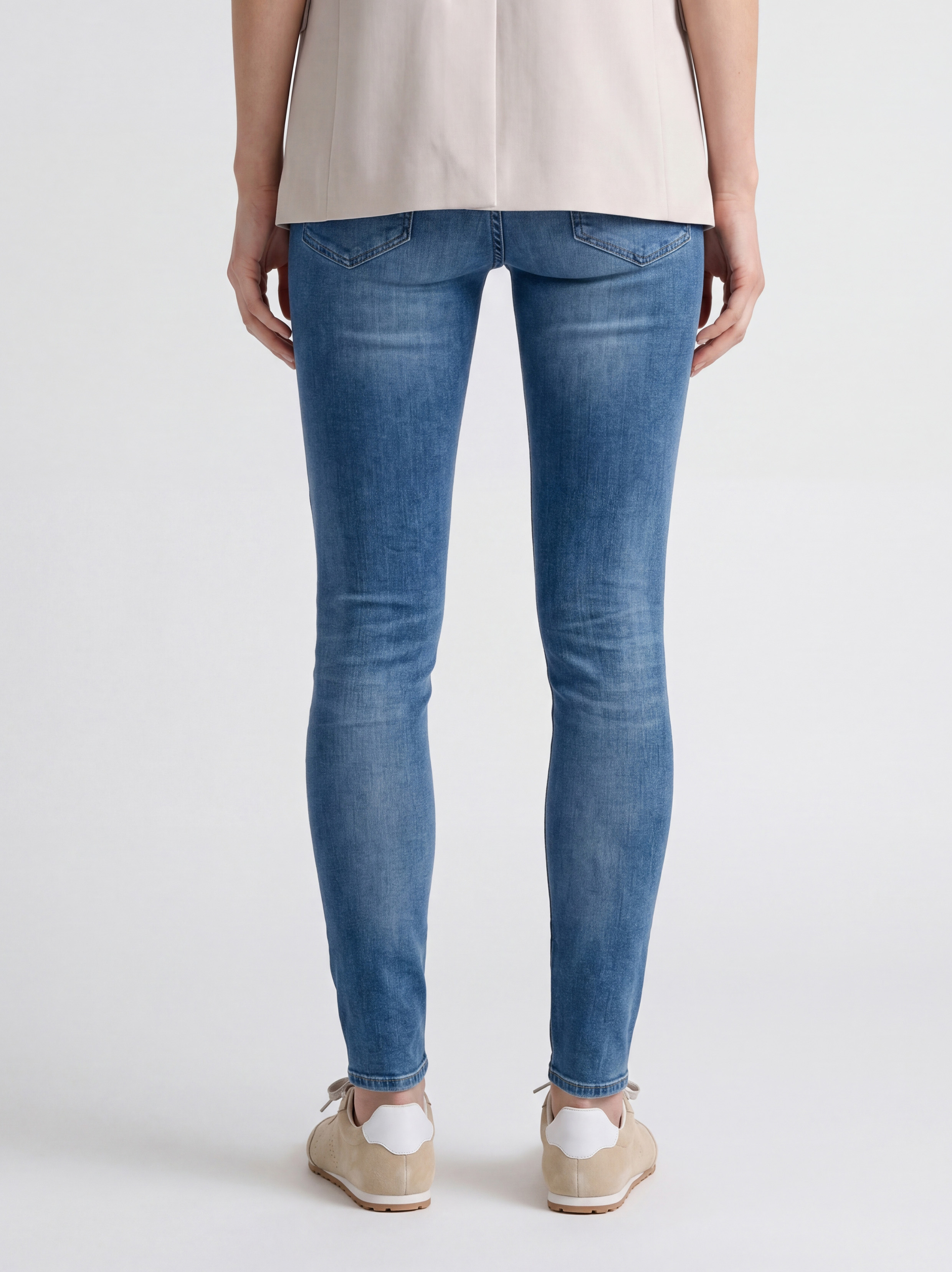 247Jeans Iris Skinny SK82 Medium Blue Denim Used