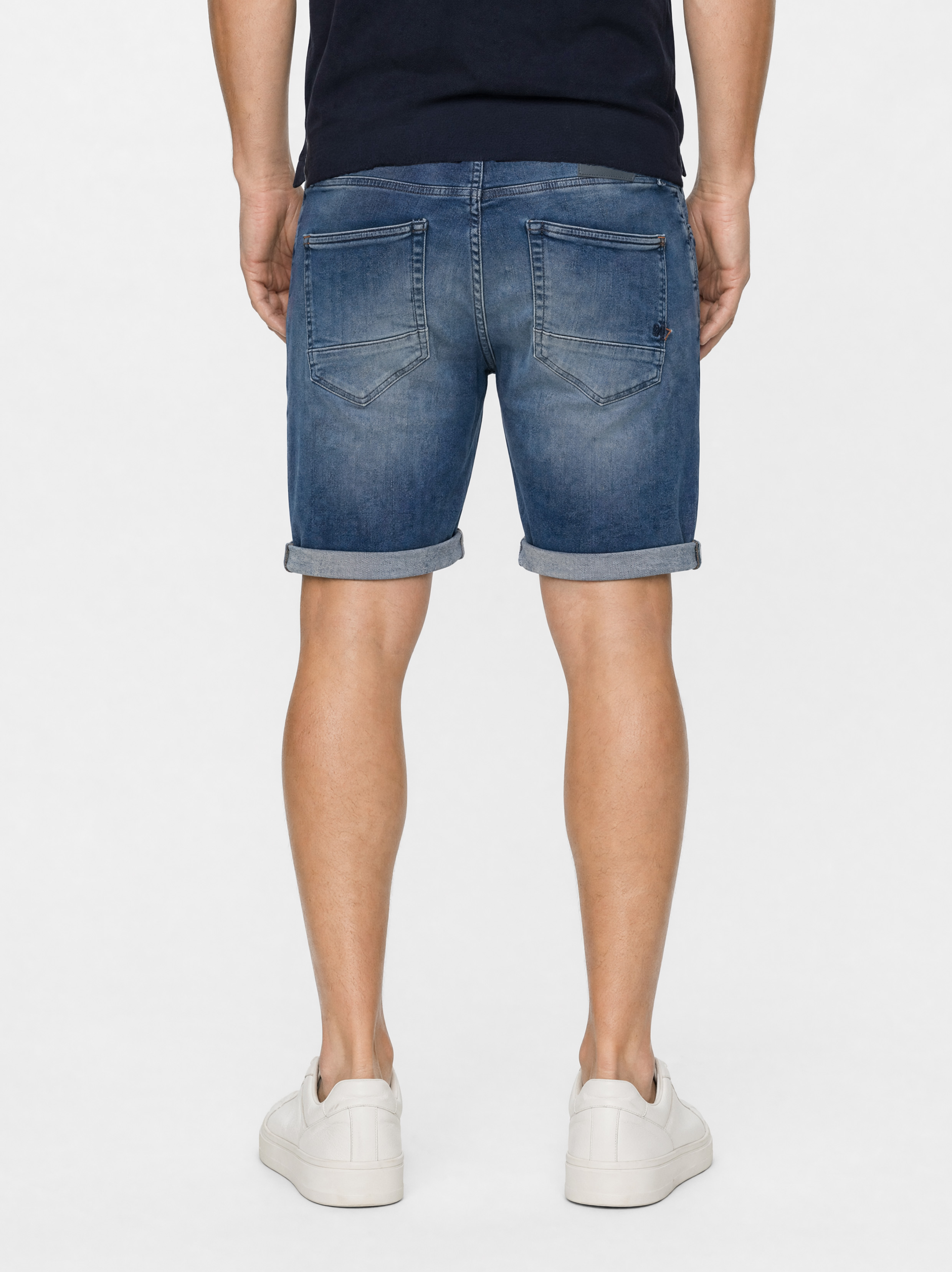 247Jeans Palm Slim Short SH05 Medium Blue Denim Used