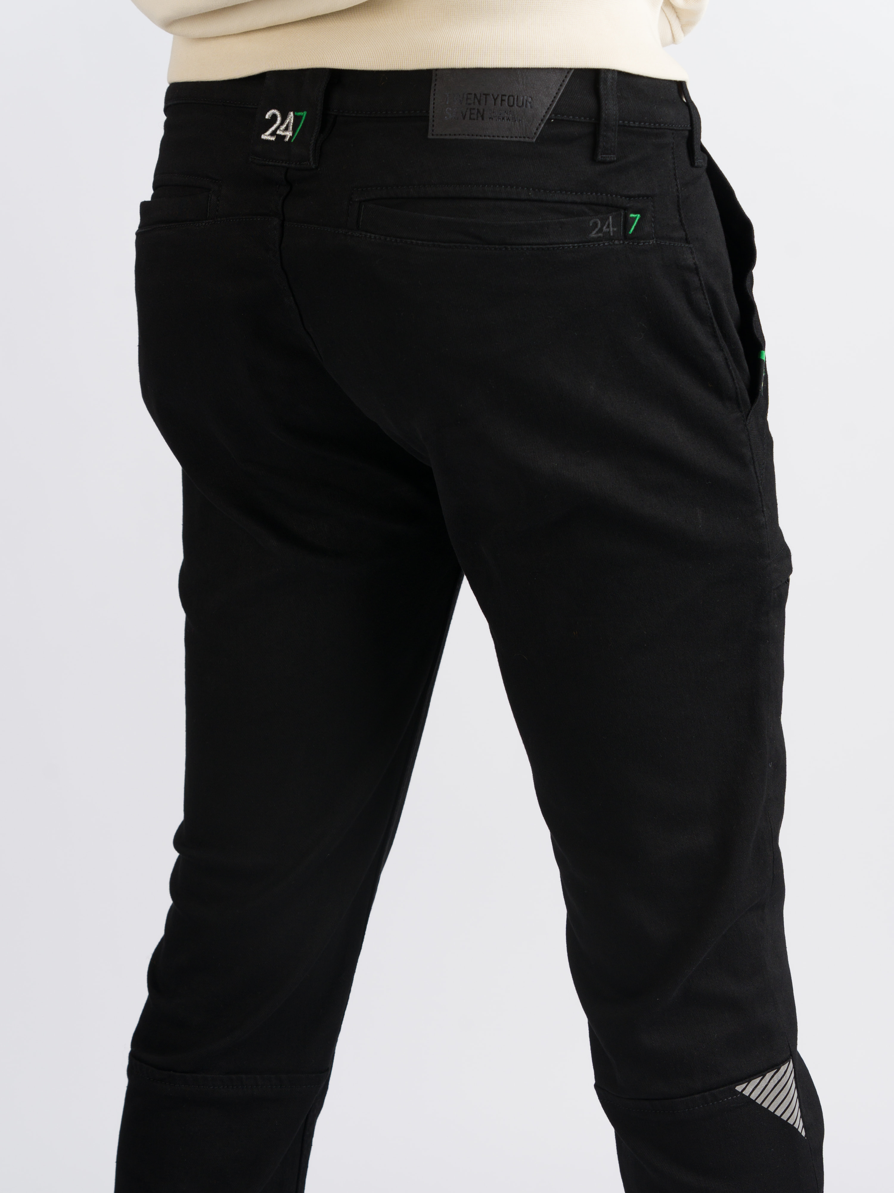 247Jeans Cheetah Workwear W08 Black Denim Used