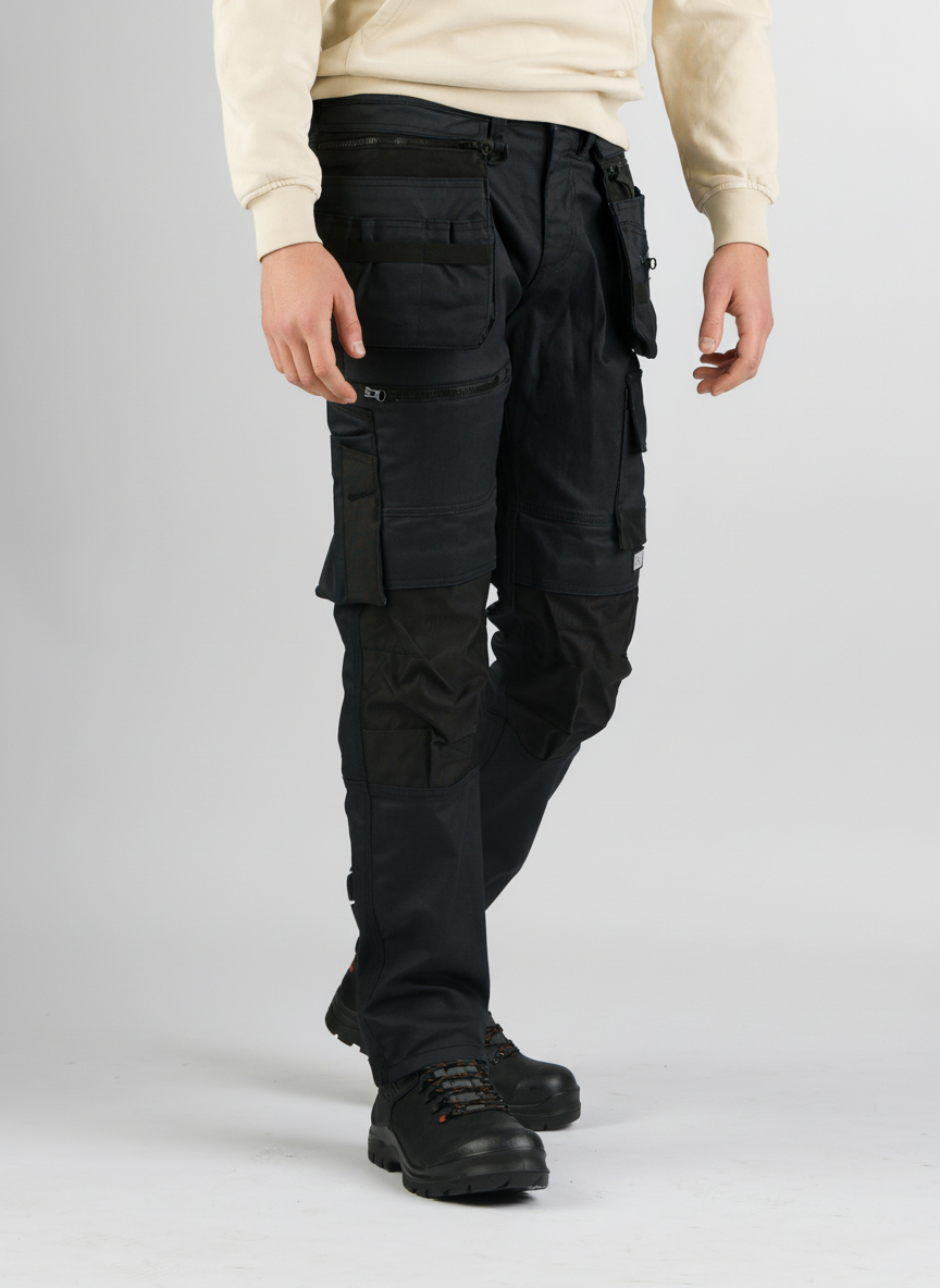 247Jeans Bull Workwear W41 Dark Blue Denim Coated