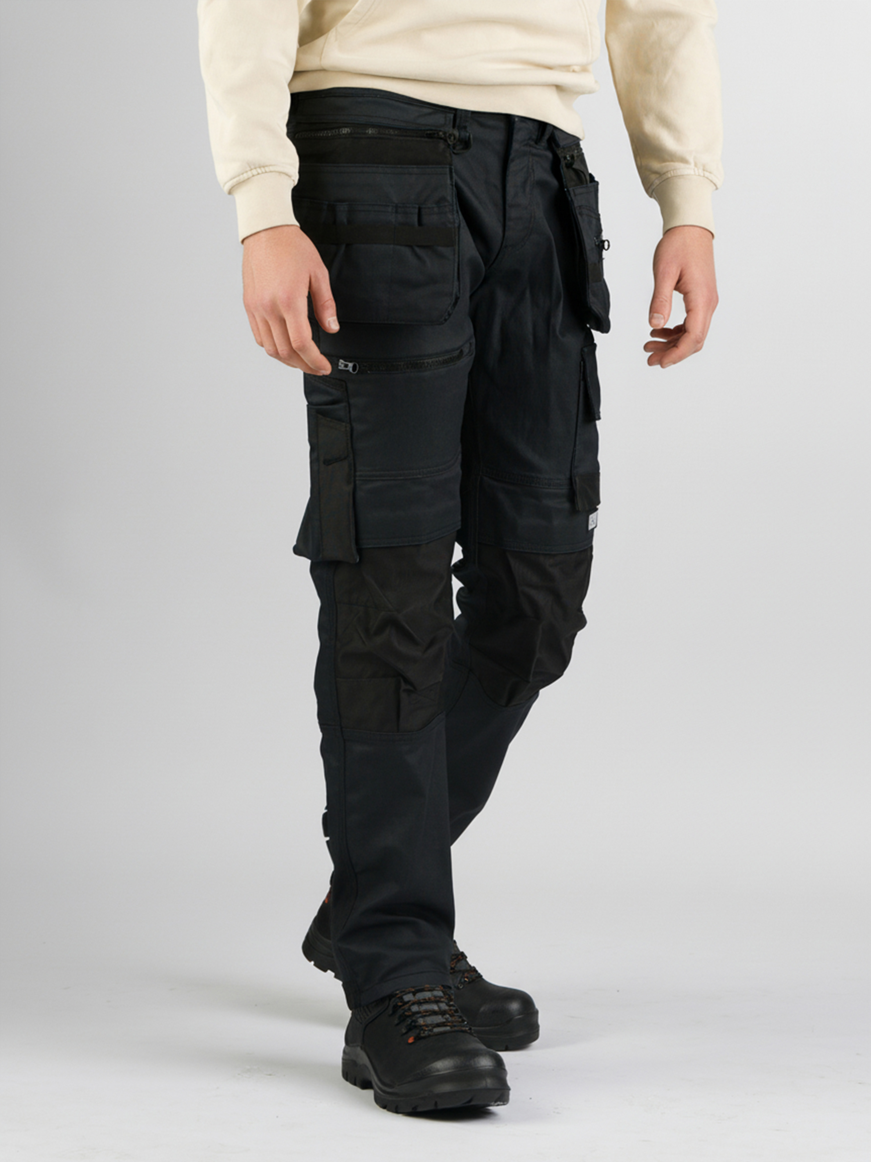 247Jeans Bull Workwear W41 Dark Blue Denim Coated