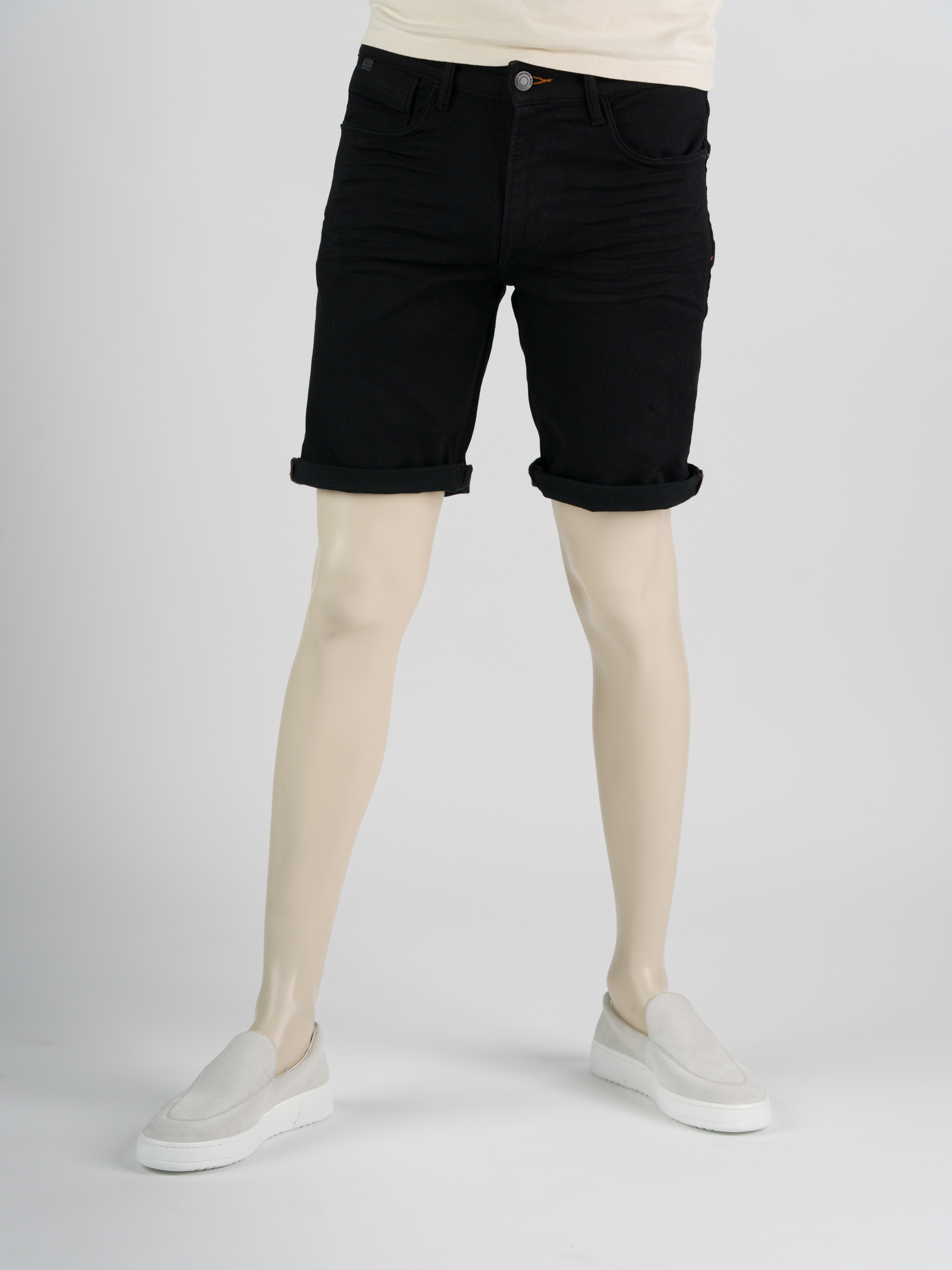 247jeans Palm Slim Short SH01 Black Denim Used