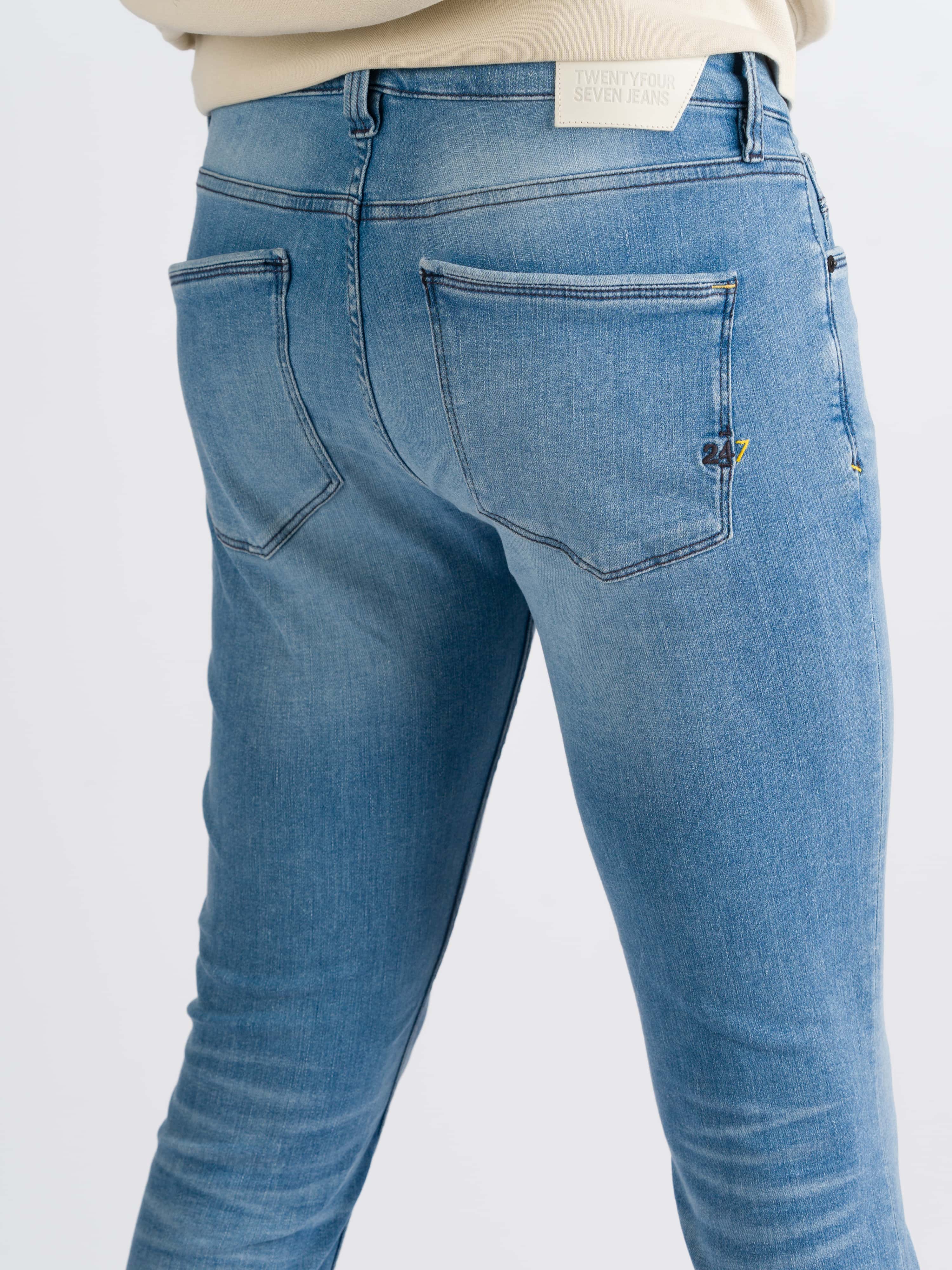 247Jeans Palm Skinny SK75 Bleached Denim Used