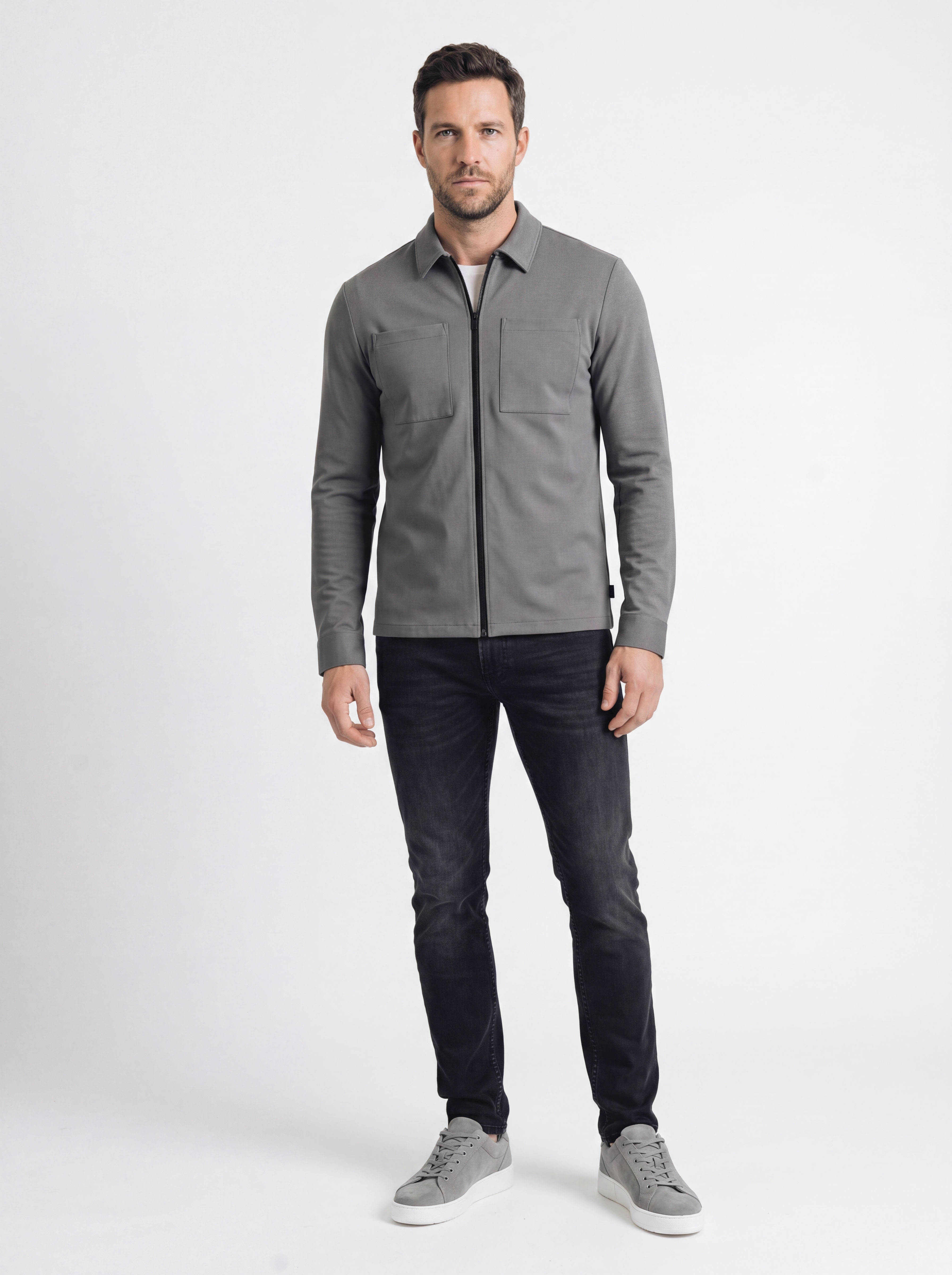 247Jeans Palm Skinny SK78 Dark Grey Denim Used