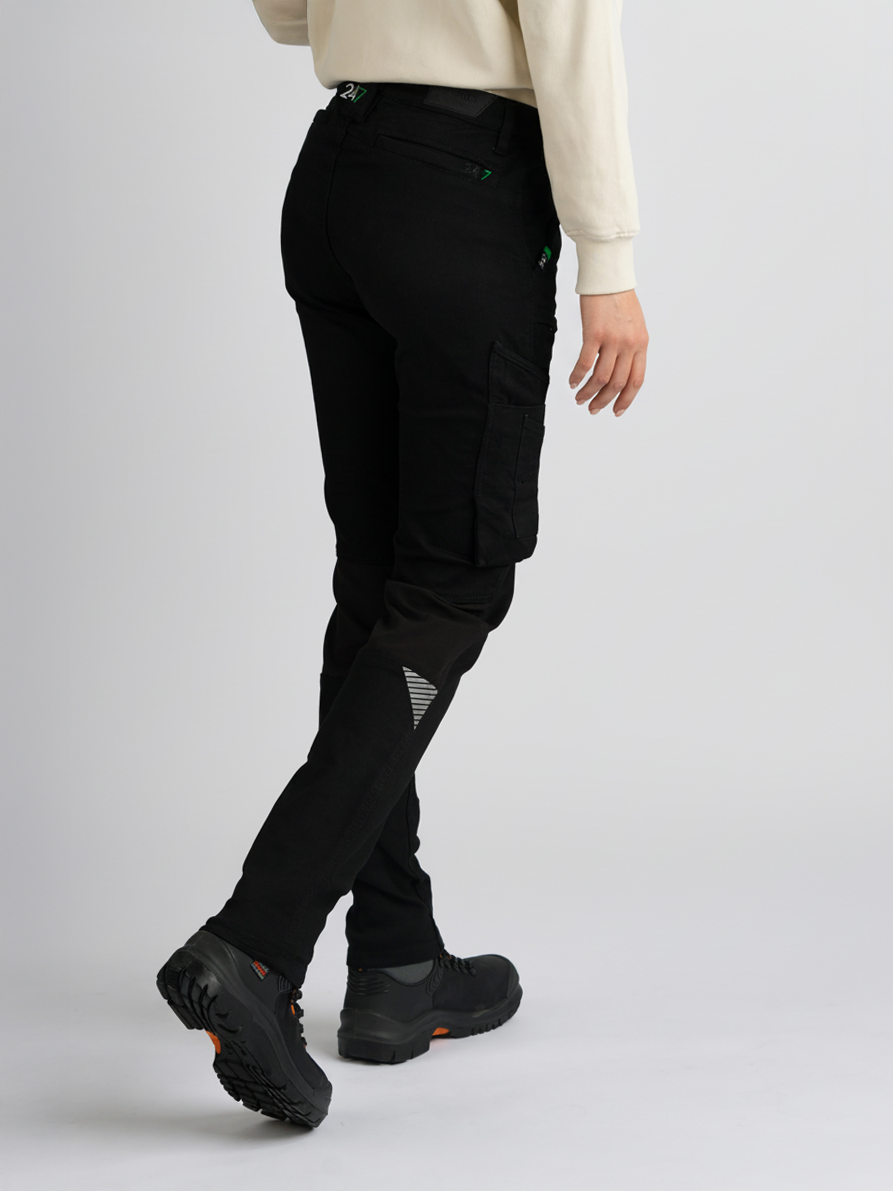 247Jeans Panda Workwear W22 Black Denim Used