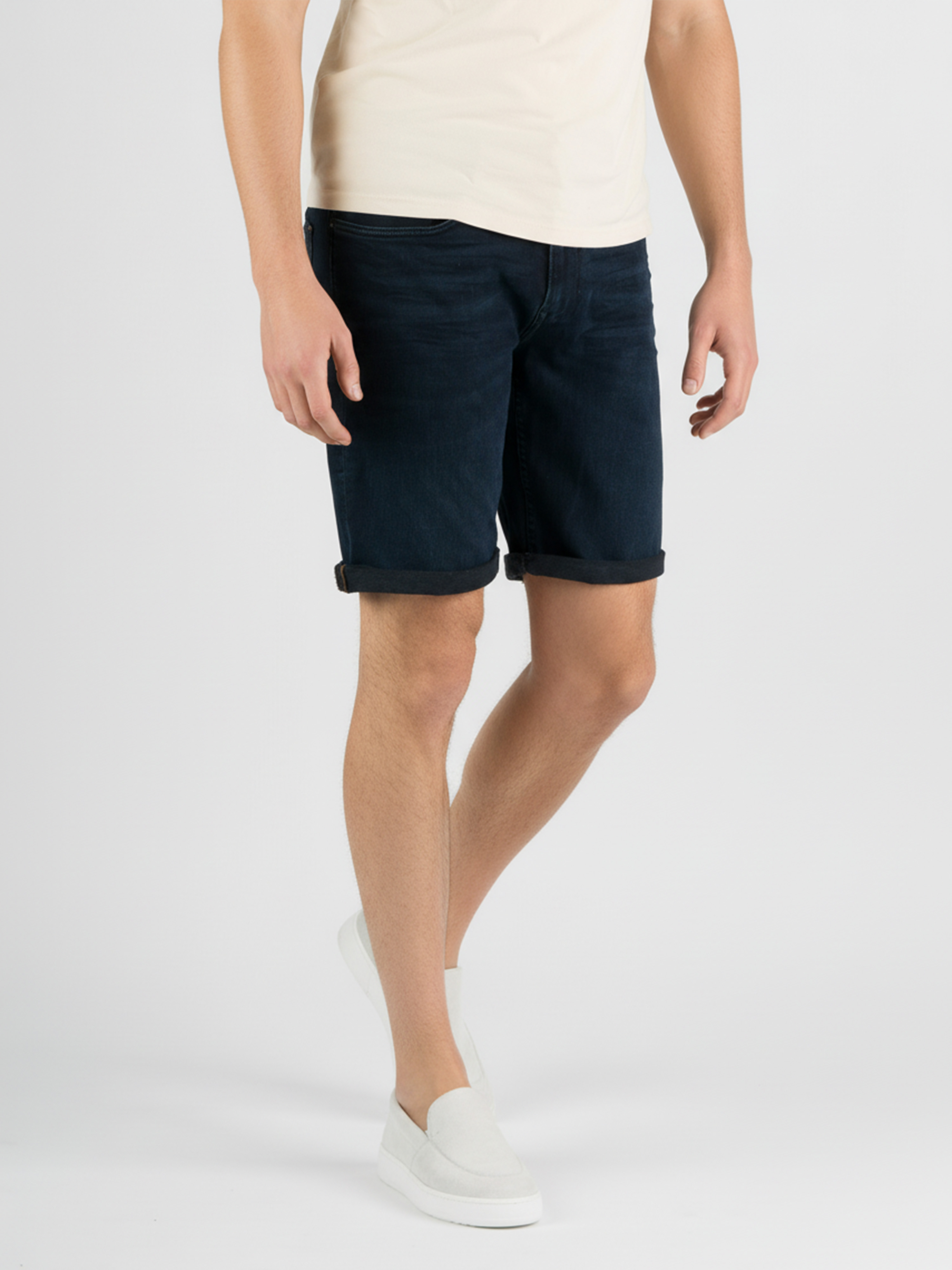 247Jeans Palm Slim Short SH04 Blue Black Denim