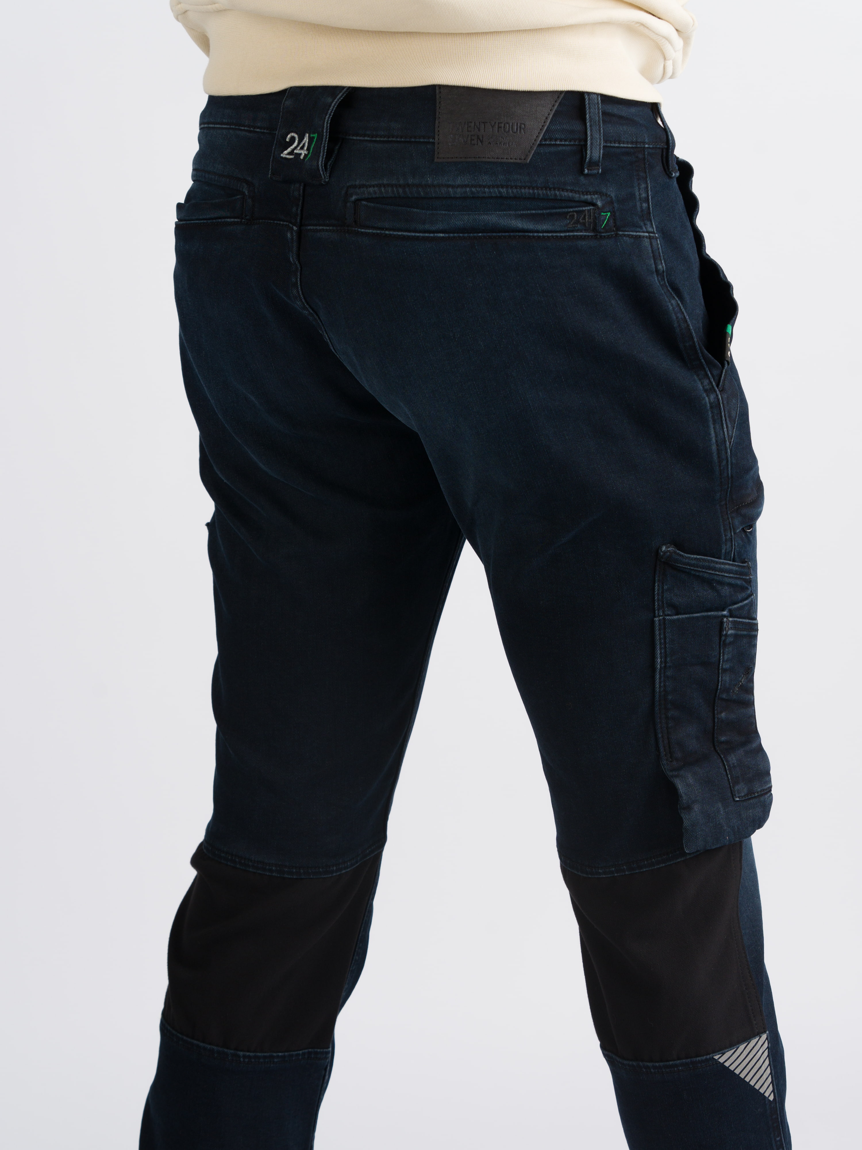 247Jeans Jaguar Workwear W56 Blue Black Denim