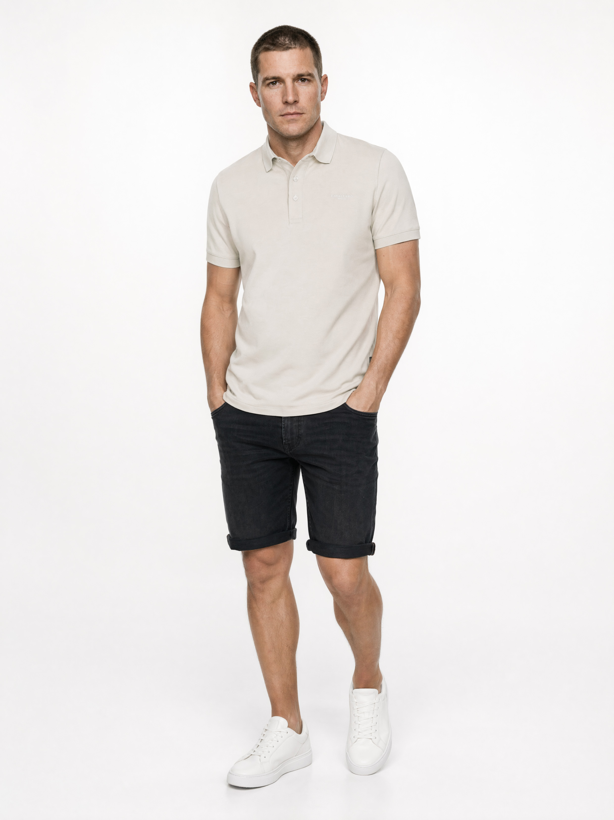 247Jeans Palm Slim Short SH02 Dark Grey Denim Used