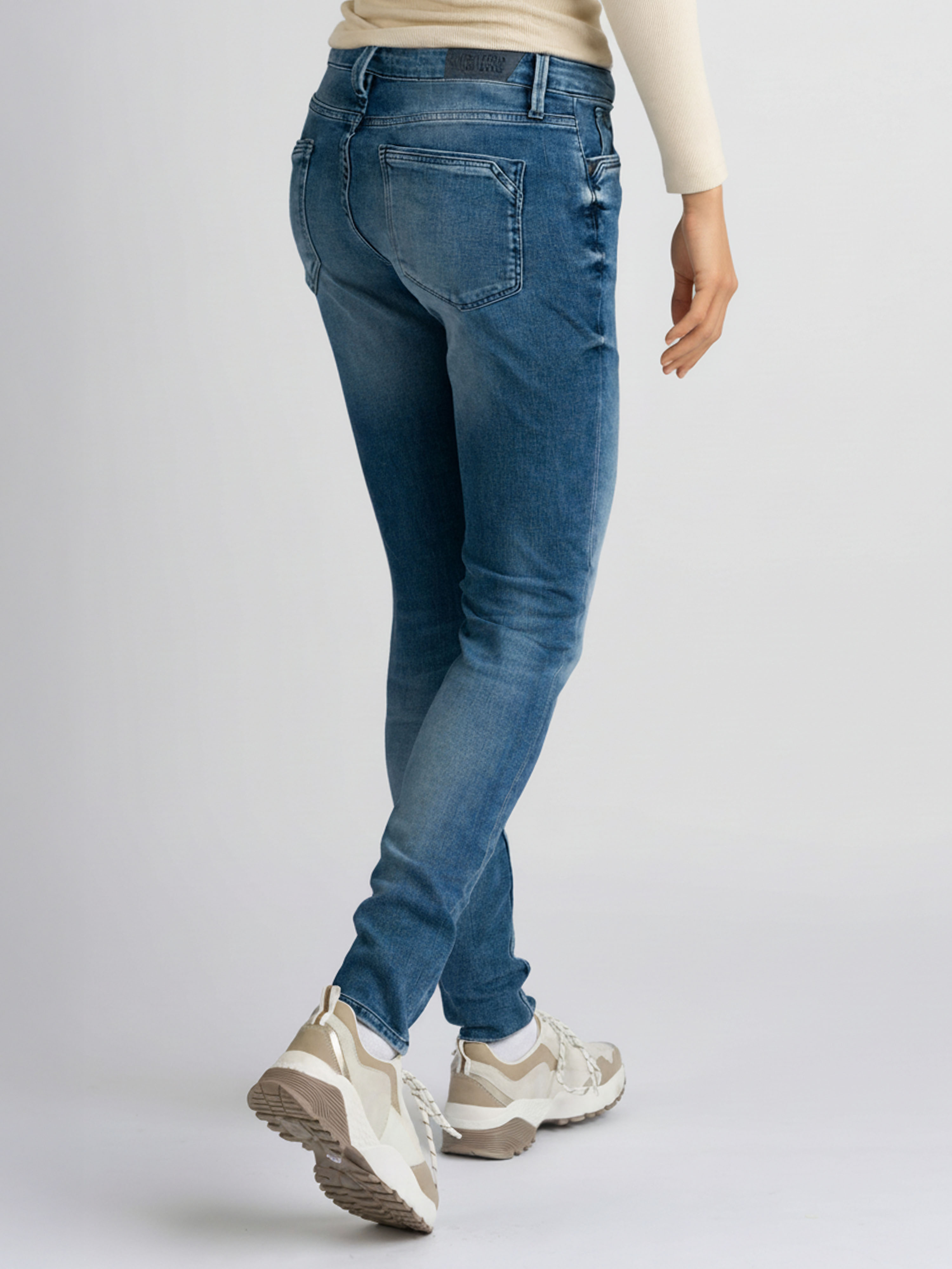 247Jeans Iris Skinny SK82 Medium Blue Denim Used