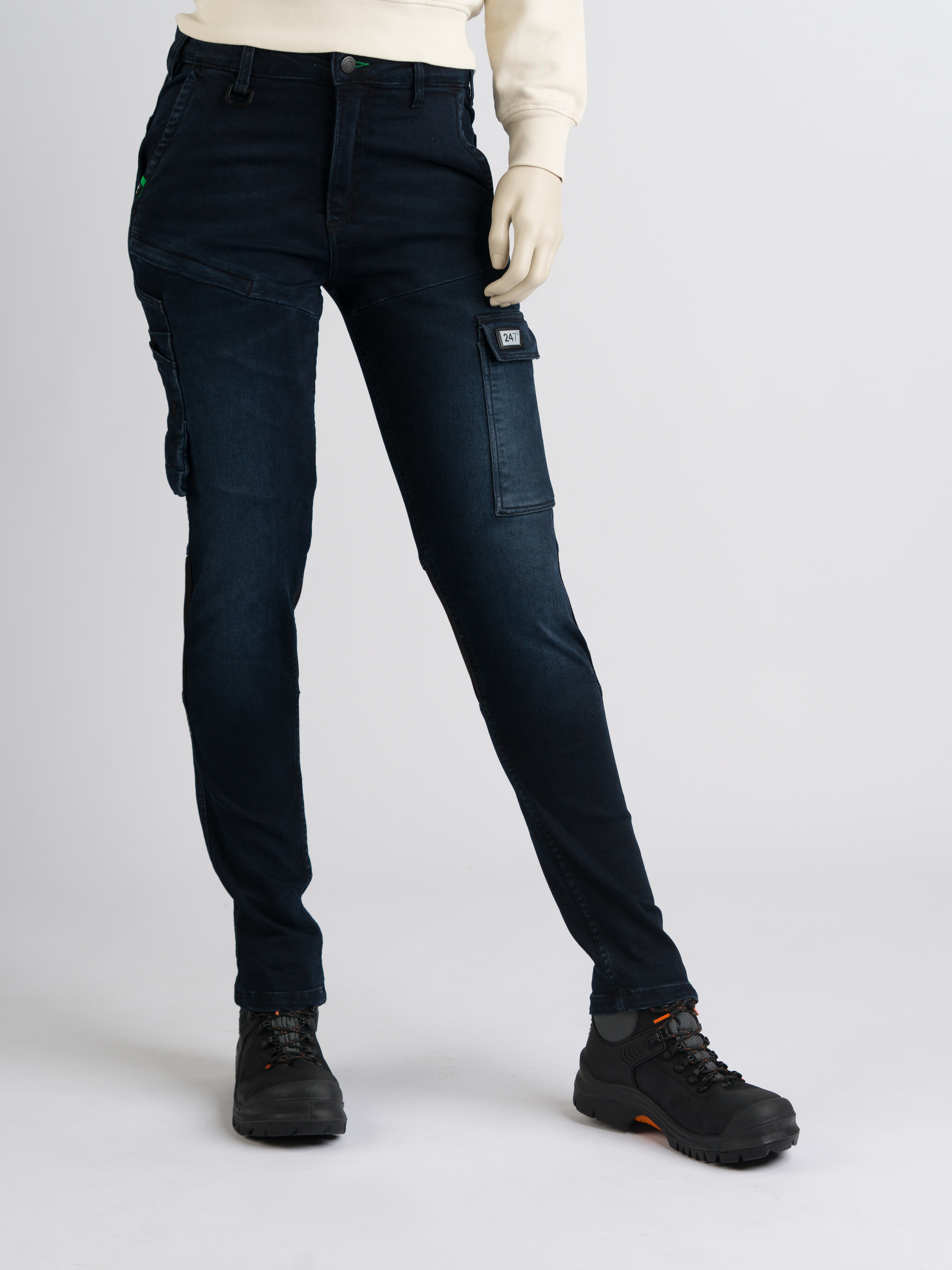 247Jeans Panda Workwear W21 Blue Black Denim