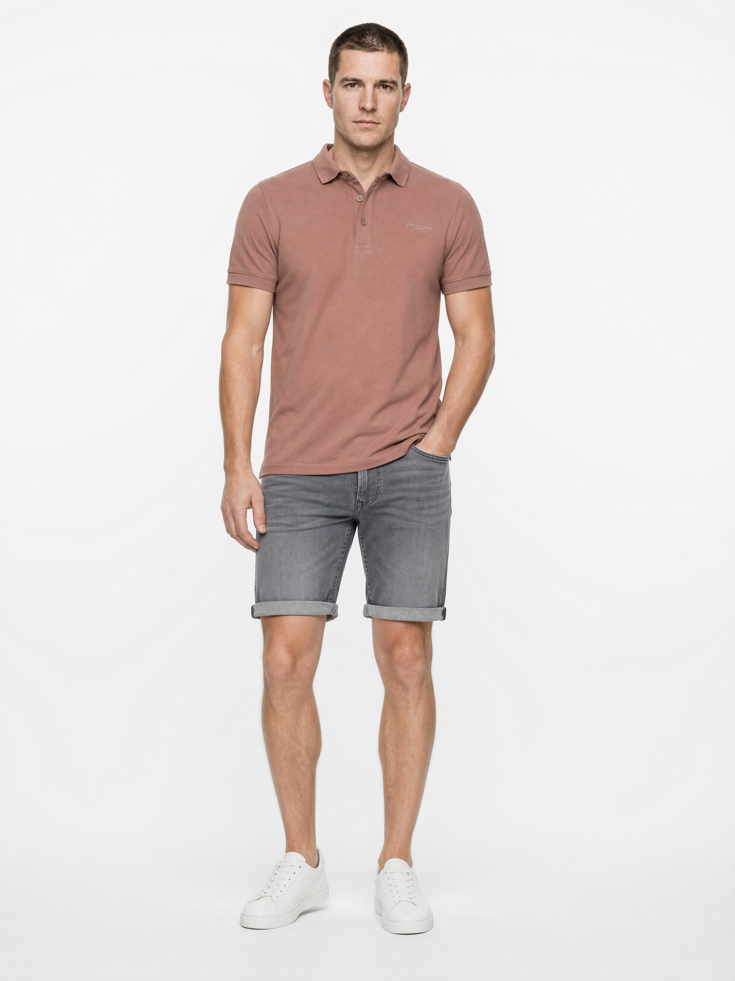 247Jeans Palm Slim Short SH03 Medium Grey Denim Used