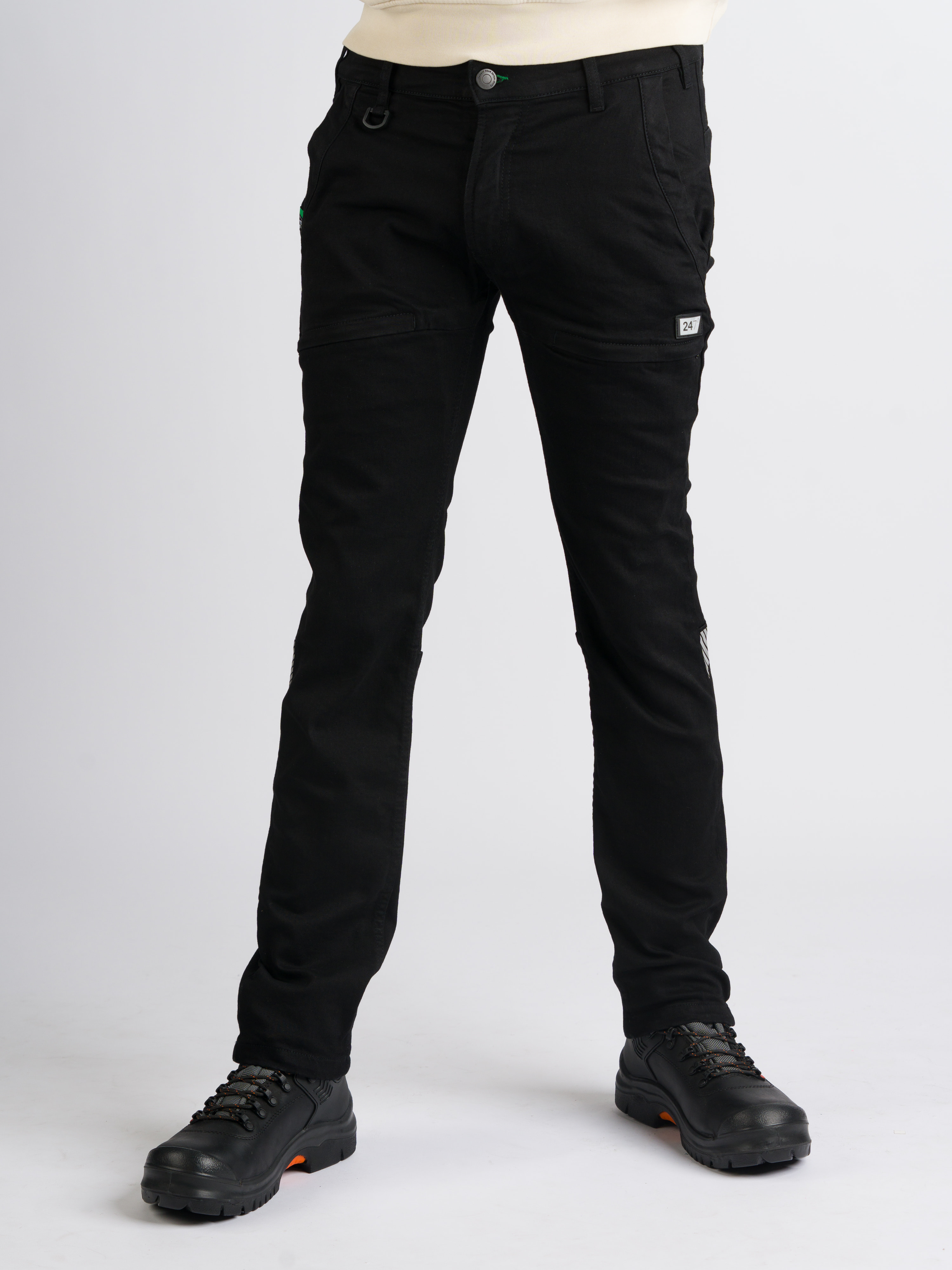 247Jeans Cheetah Workwear W08 Black Denim Used
