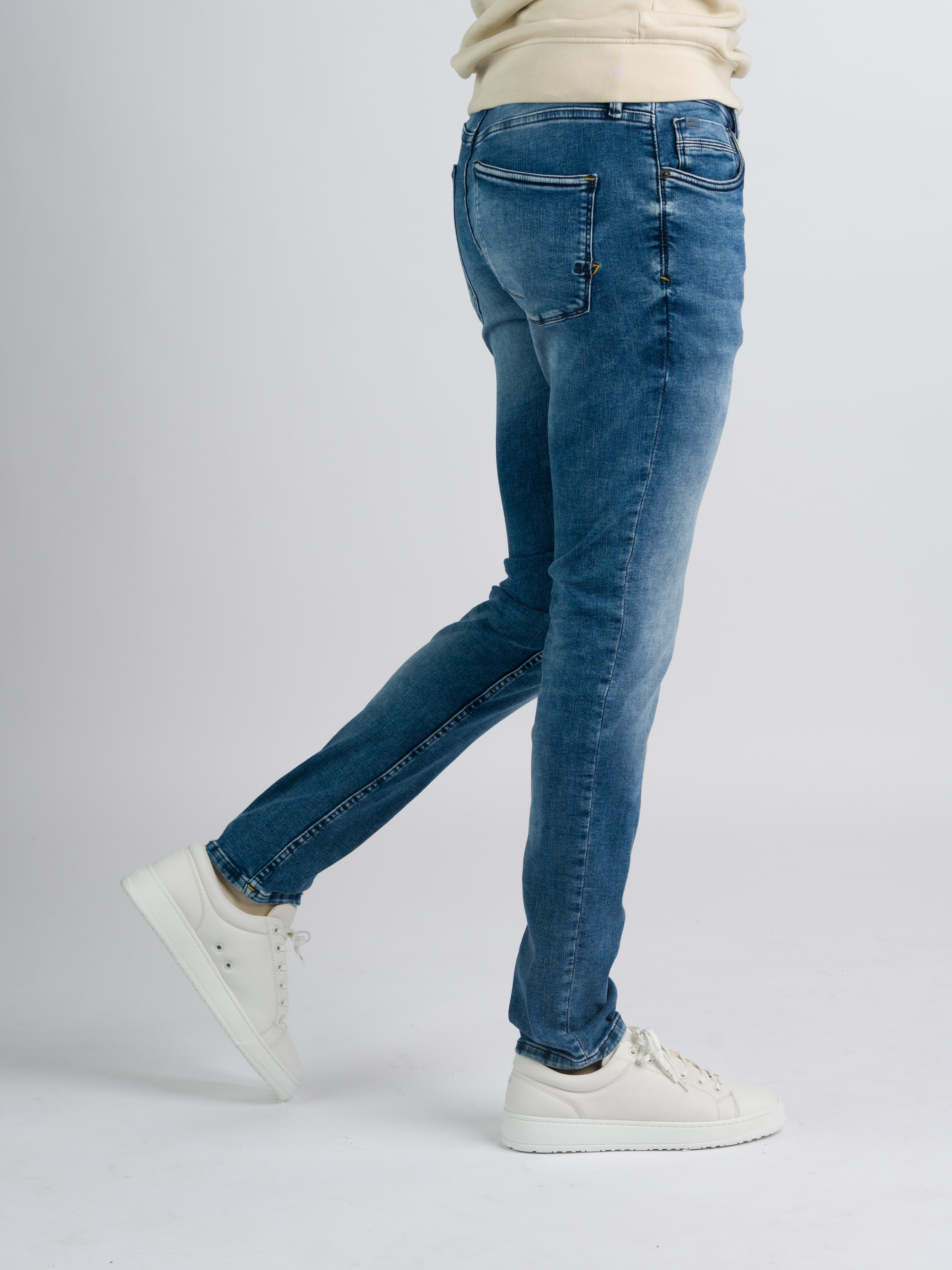 247Jeans Palm Skinny SK74 Medium Blue Denim Used