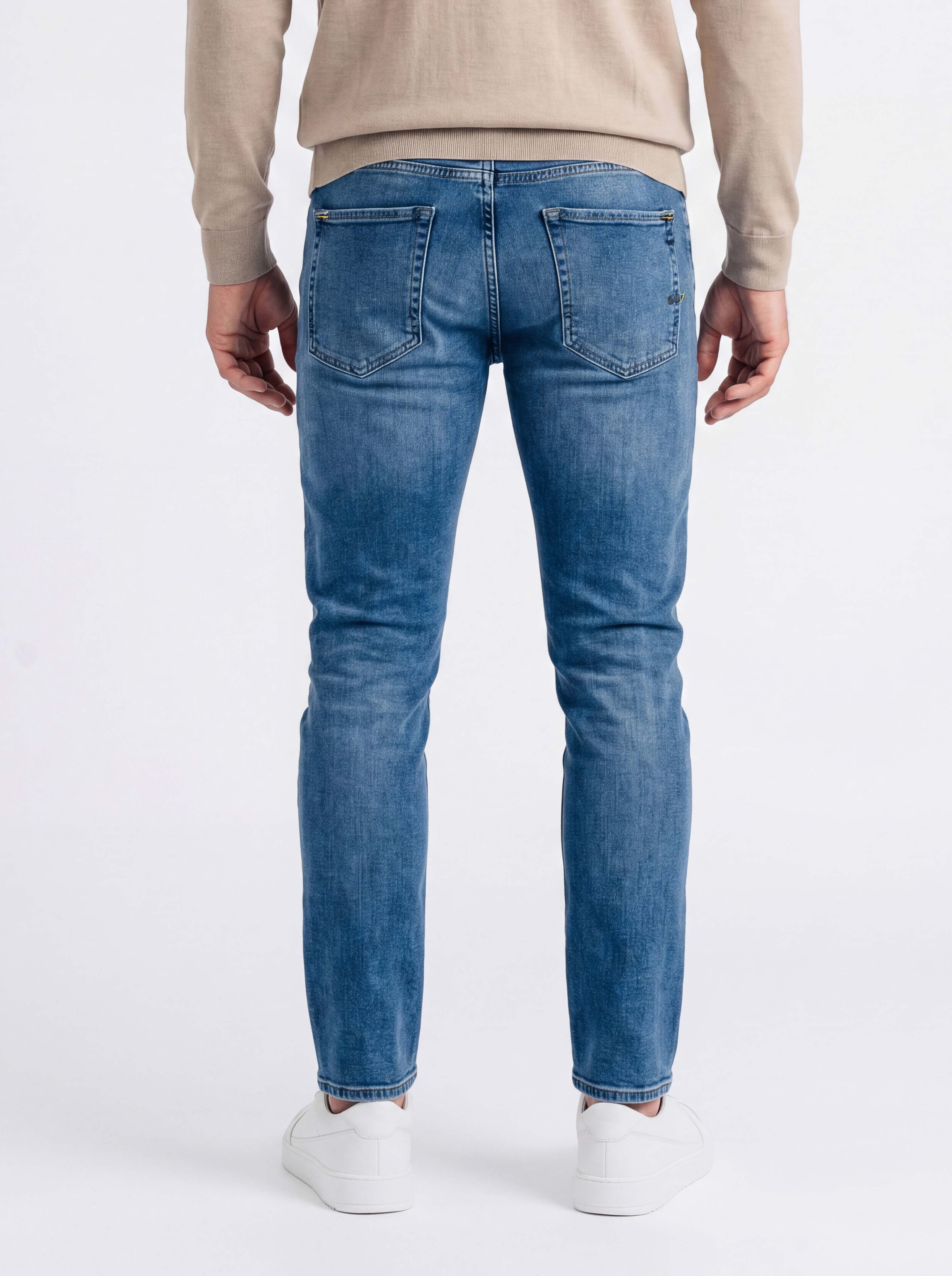 247Jeans Palm Skinny SK74 Medium Blue Denim Used