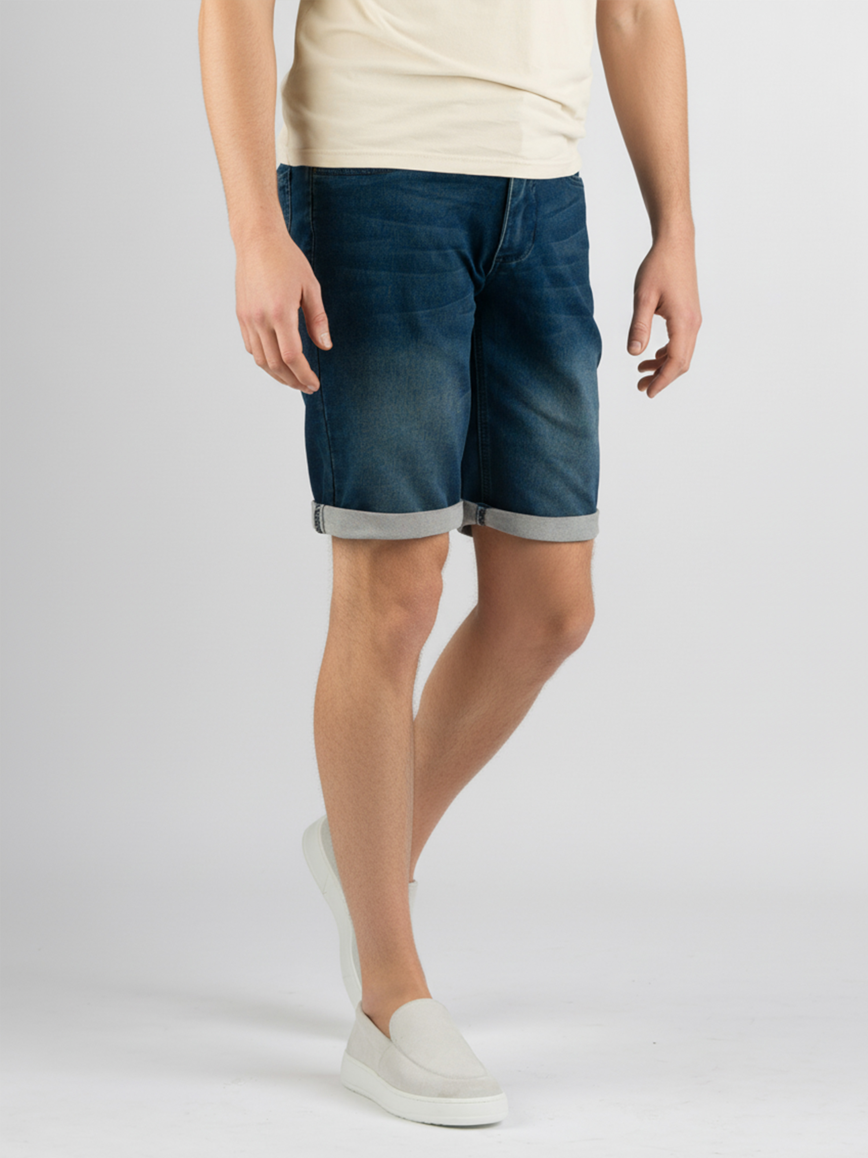 247Jeans Elm Short J04 Medium Blue