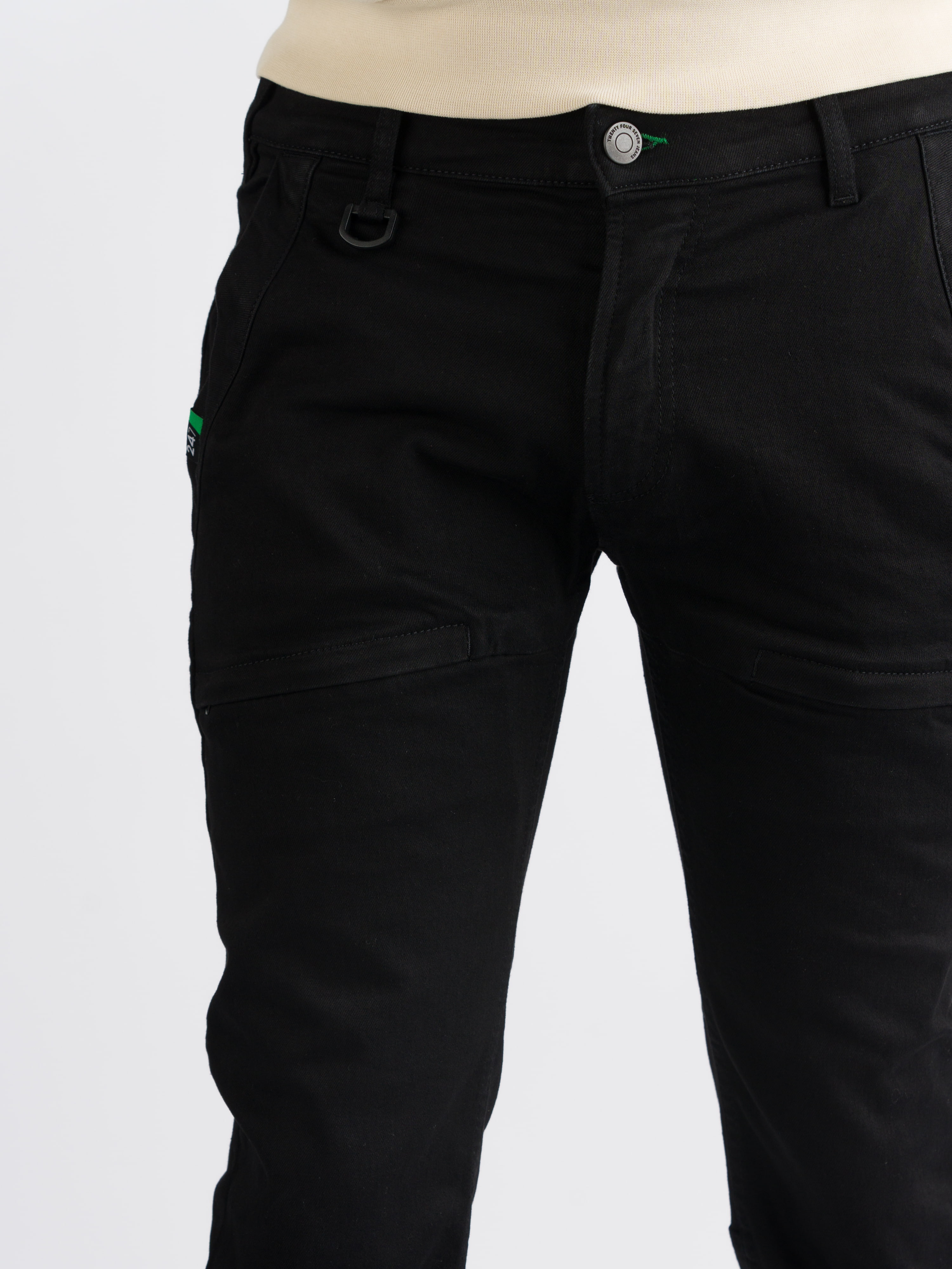 247Jeans Cheetah Workwear W08 Black Denim Used